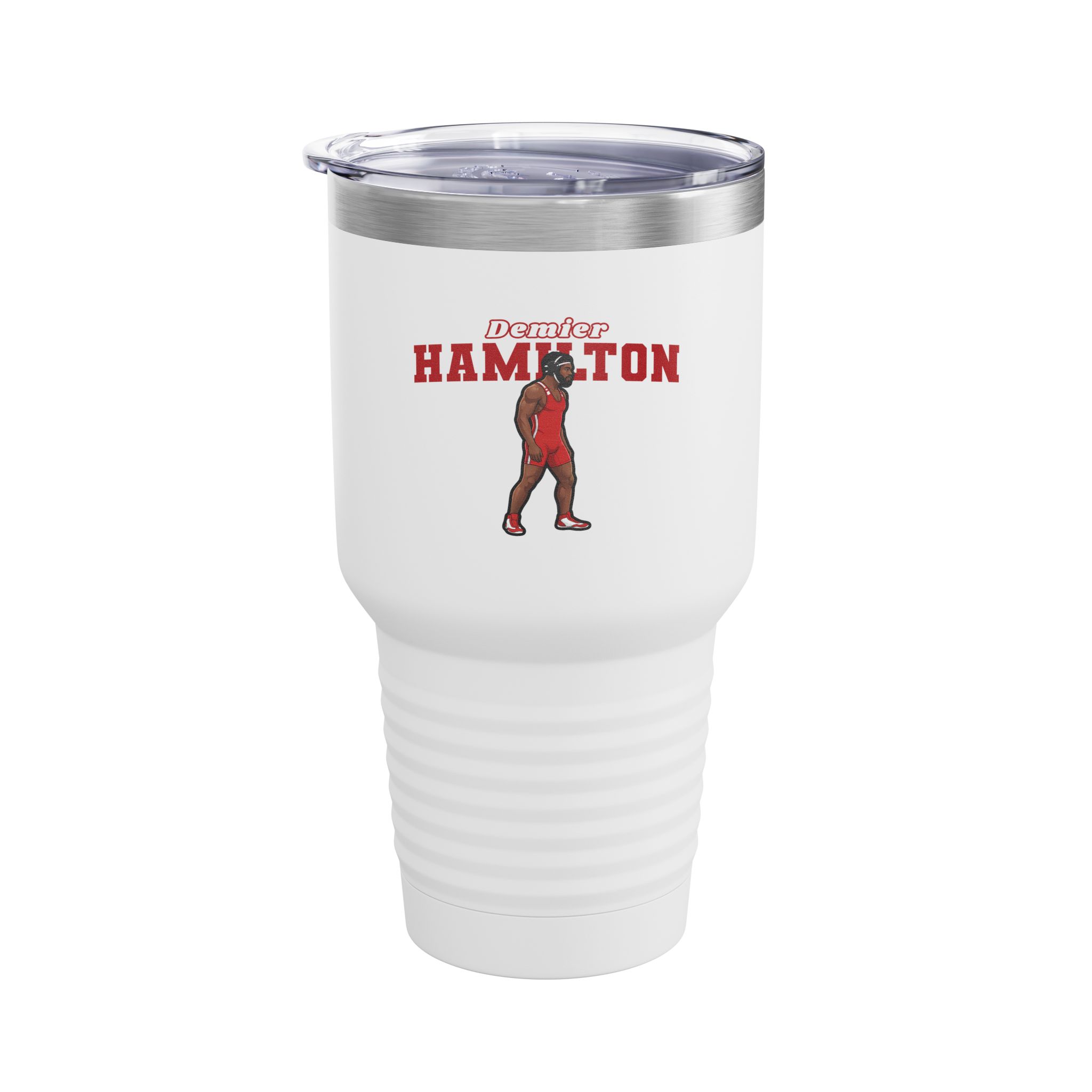 30oz Tumbler — character_name_arch in White