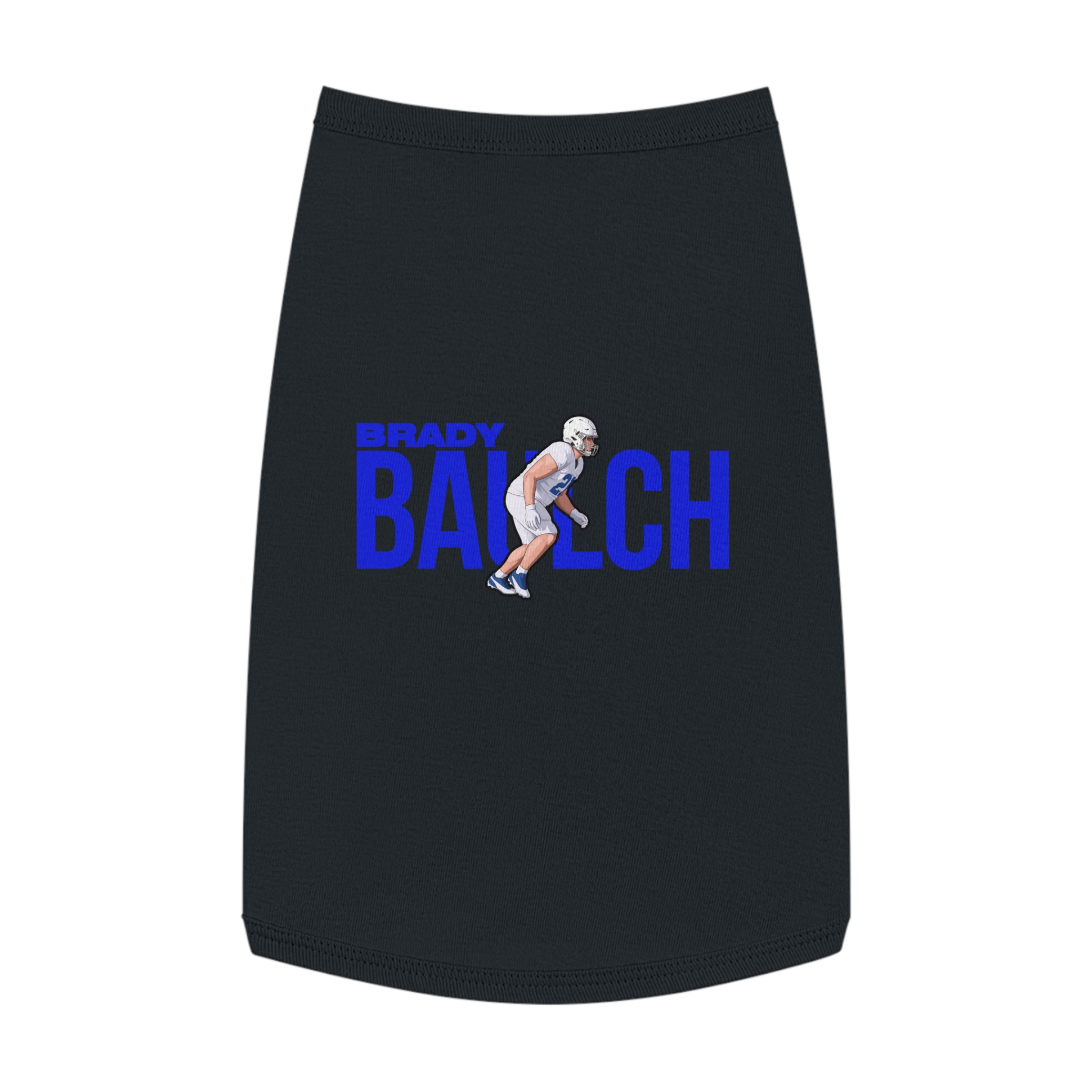 Pet Tank Top — character_player_name in Black