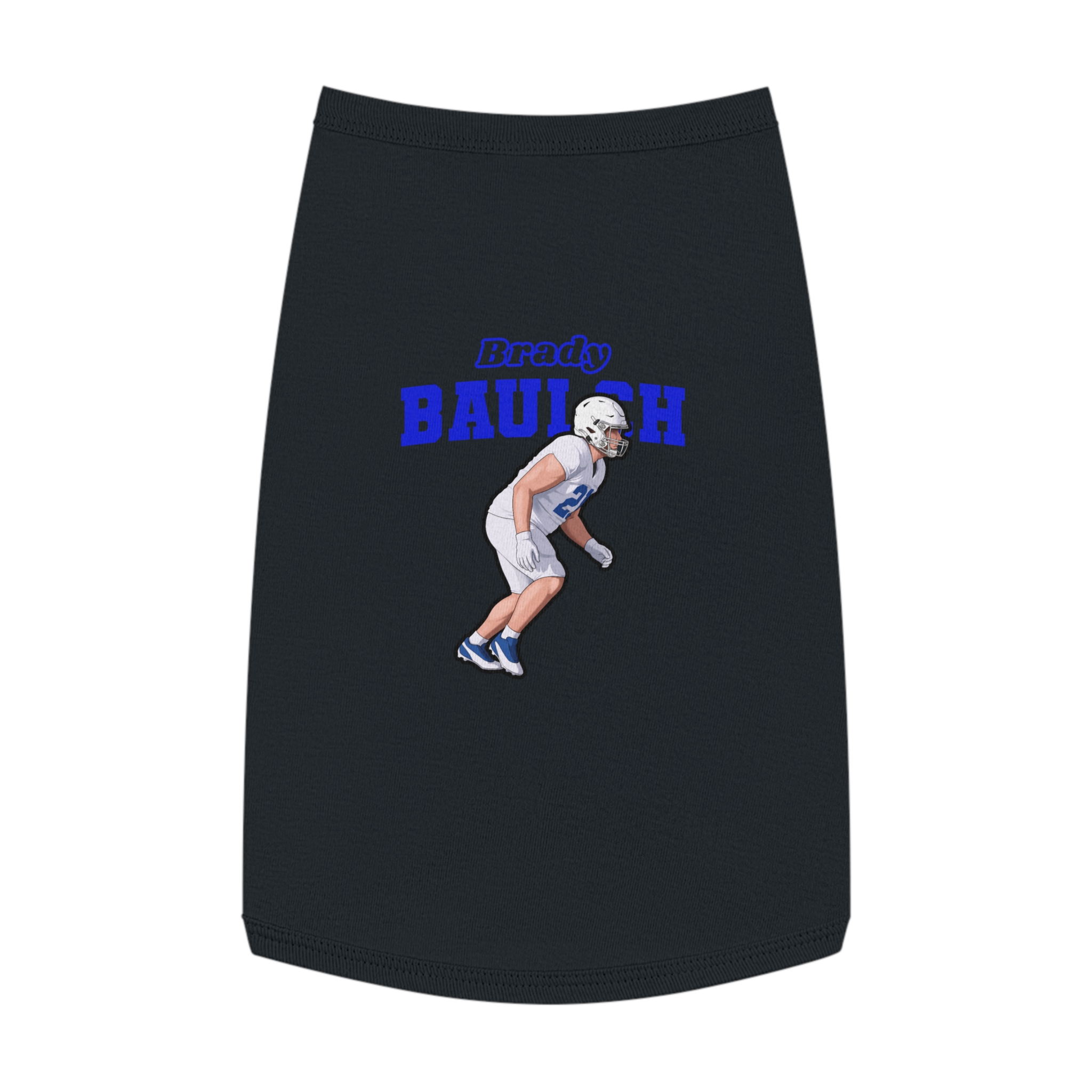 Pet Tank Top — character_name_arch in White
