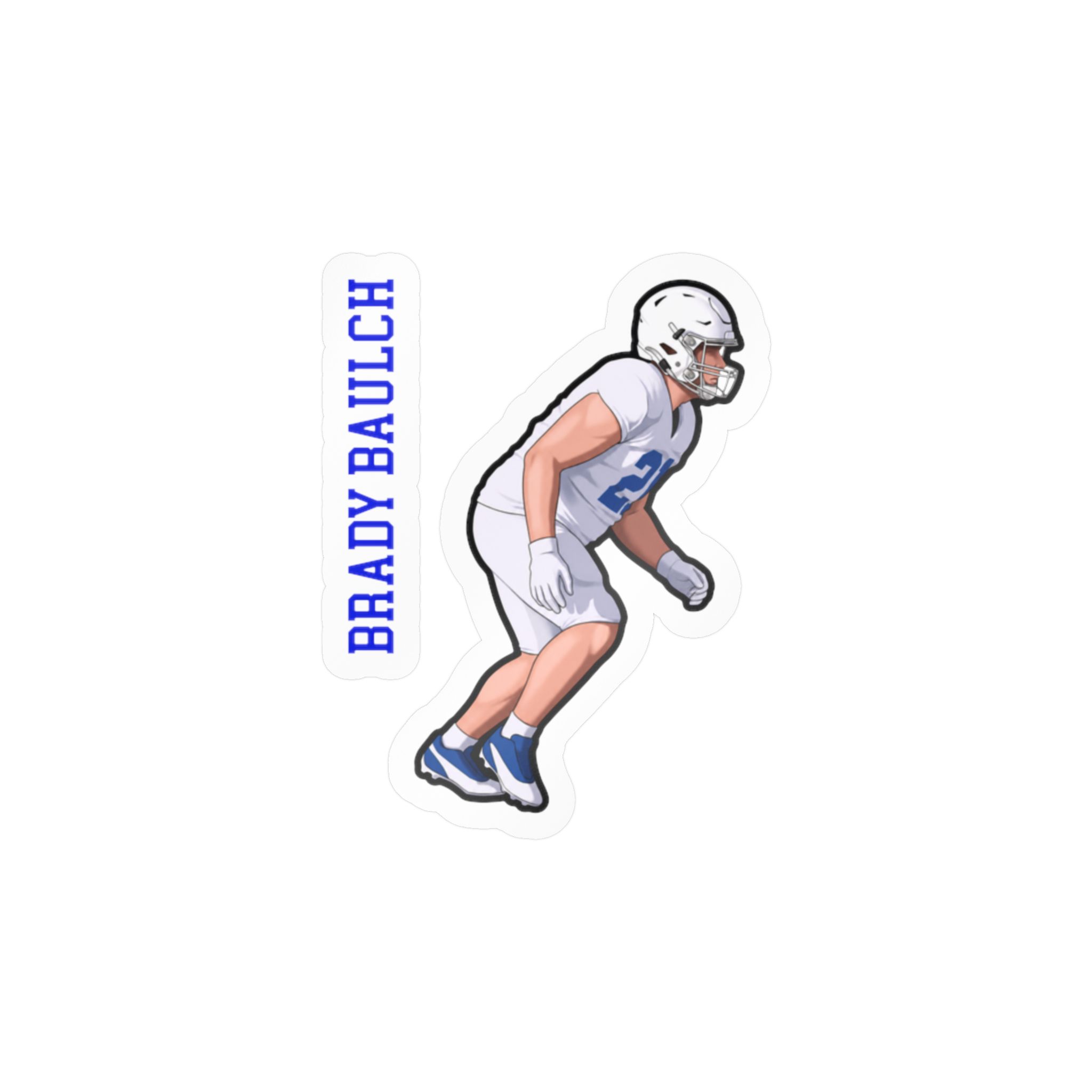 Vinyl Sticker — character_name_vertical in Classic