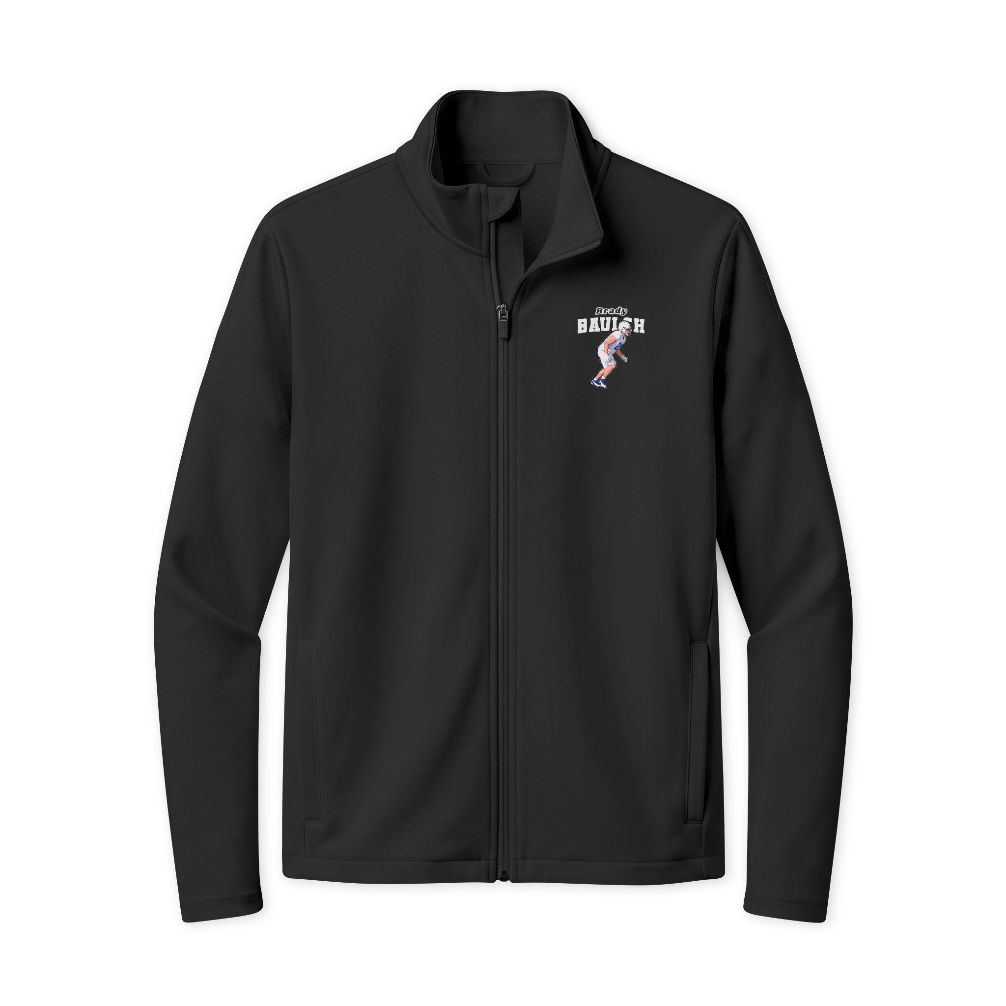 Travel Full-Zip Jacket — character_name_arch in Black/ Black