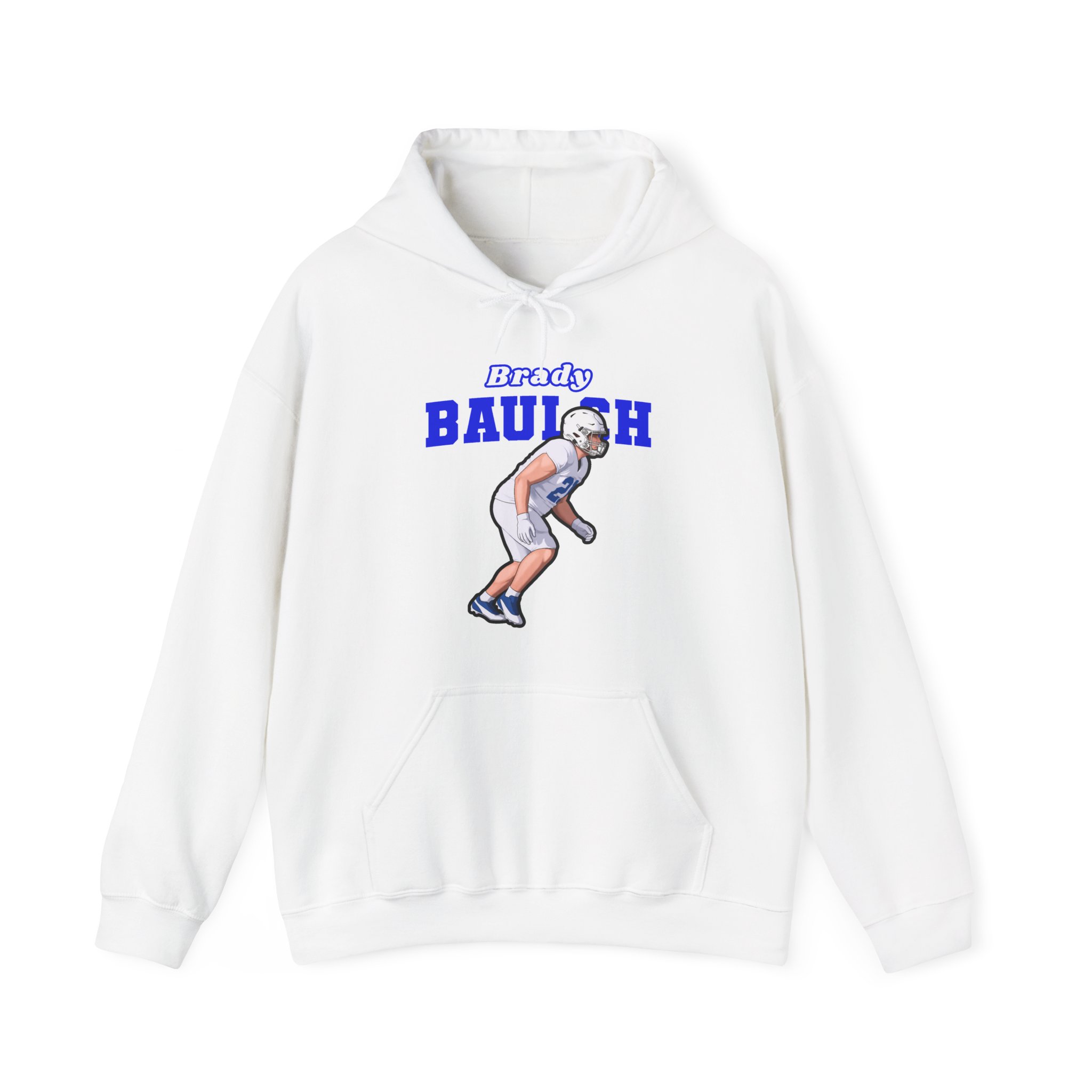 Hoodie — character_name_arch in White