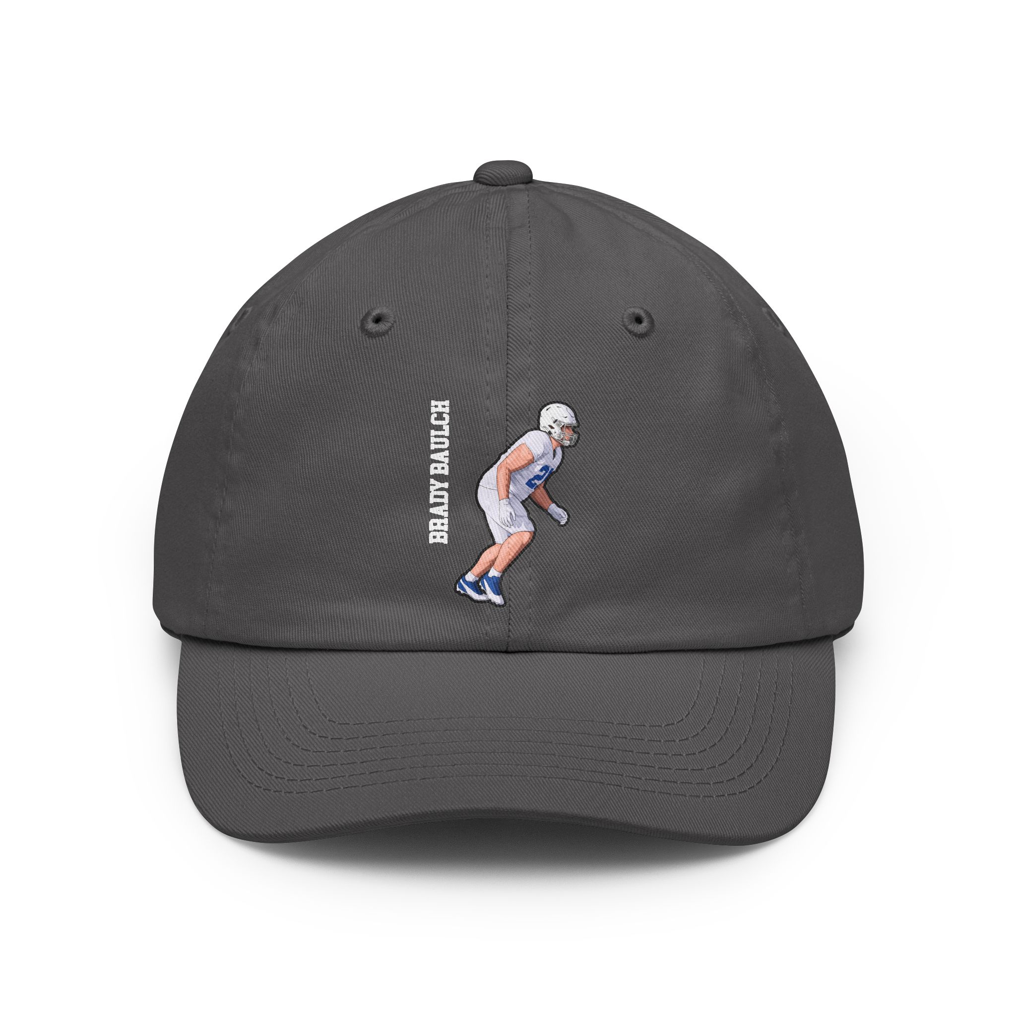 Classic Cap — character_name_vertical in Grey