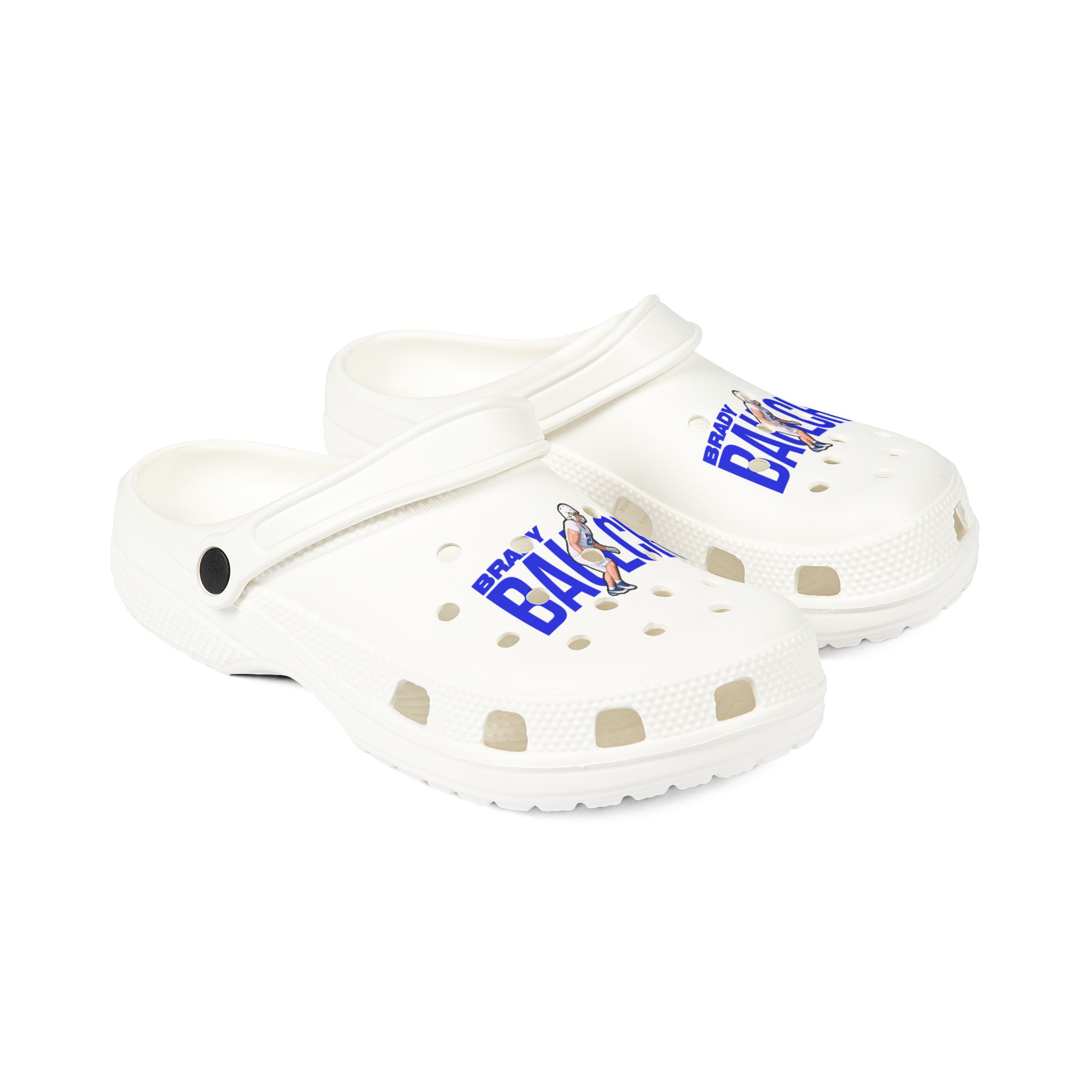 Rubber Clogs — character_player_name in White