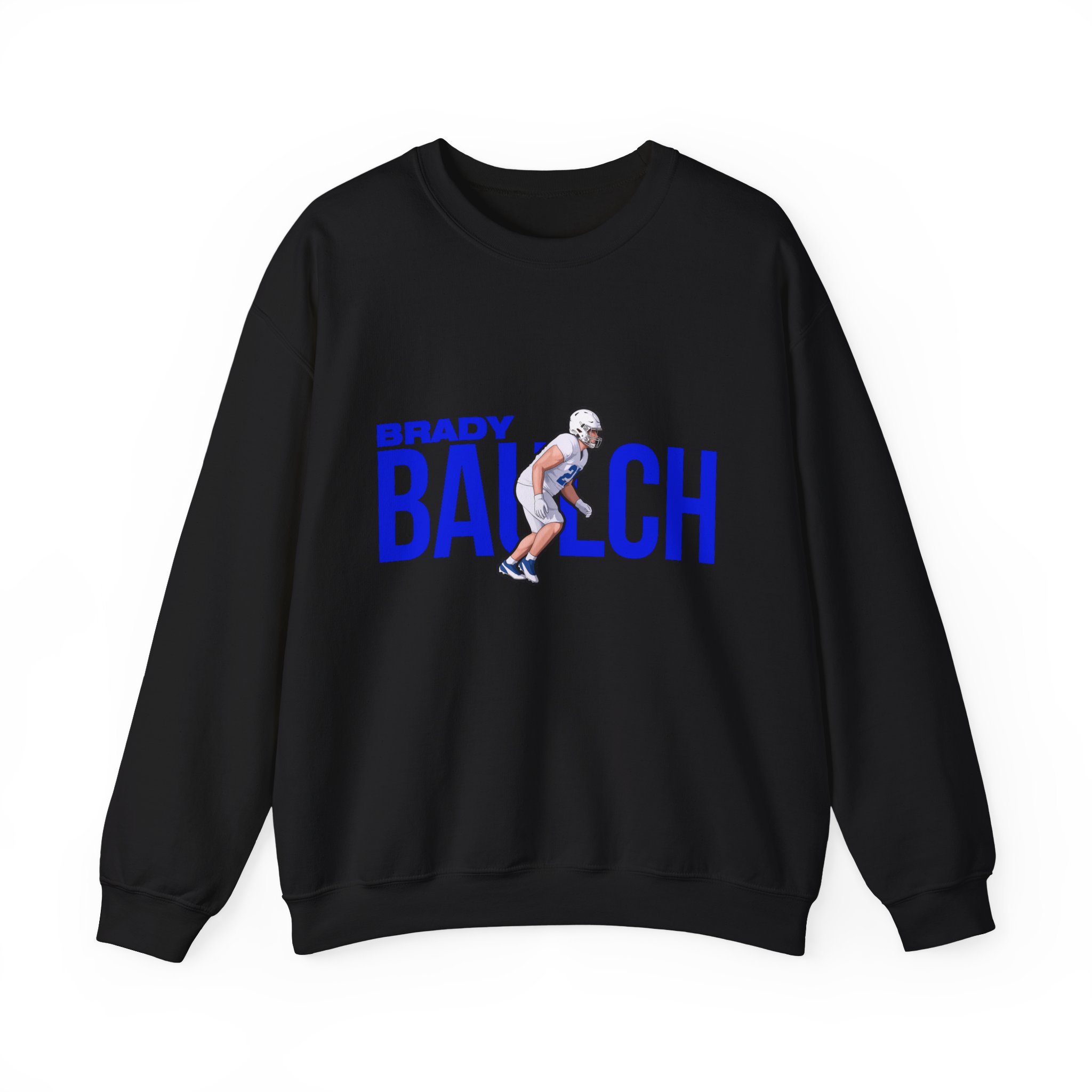Crewneck Sweatshirt — character_player_name in Black