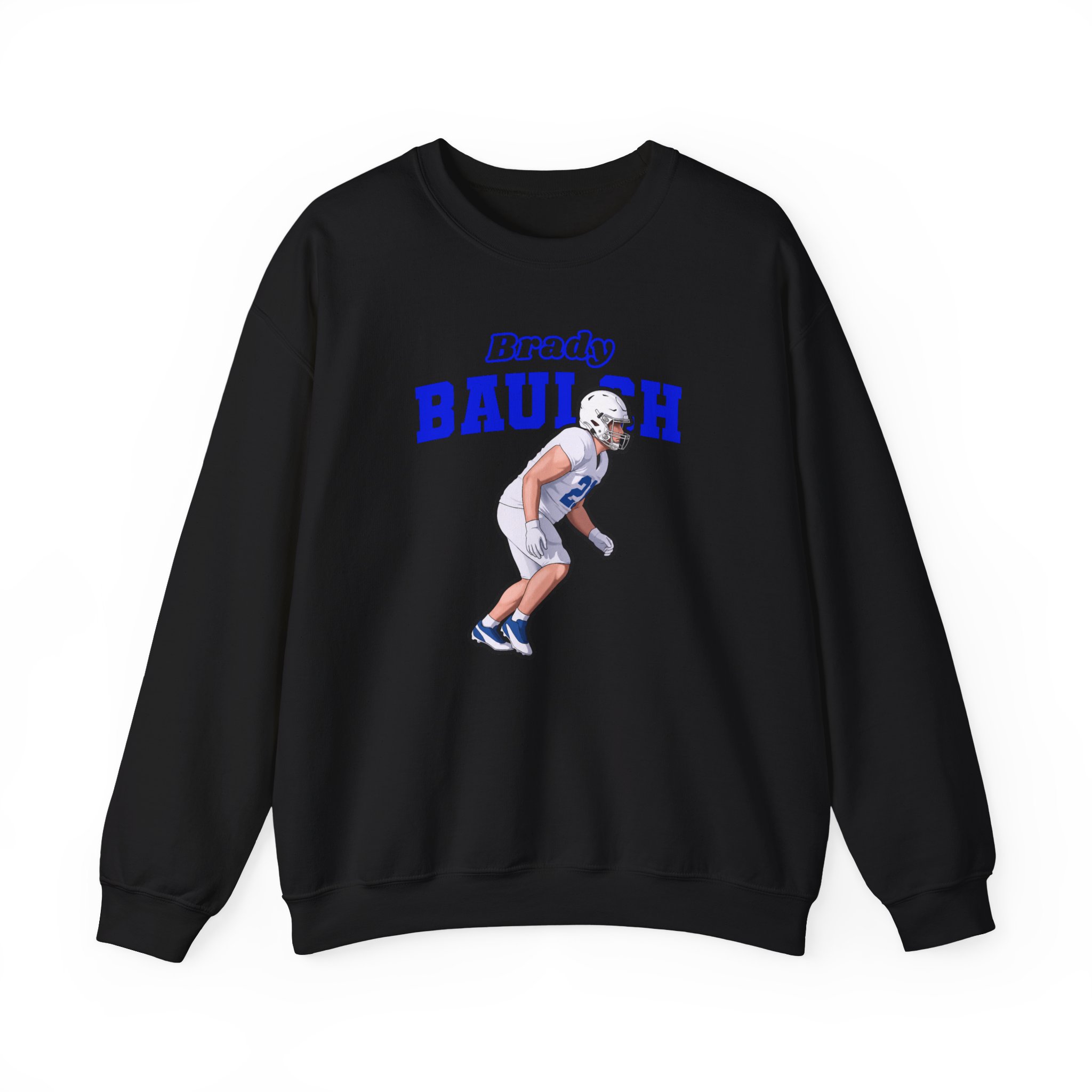 Crewneck Sweatshirt — character_name_arch in Black