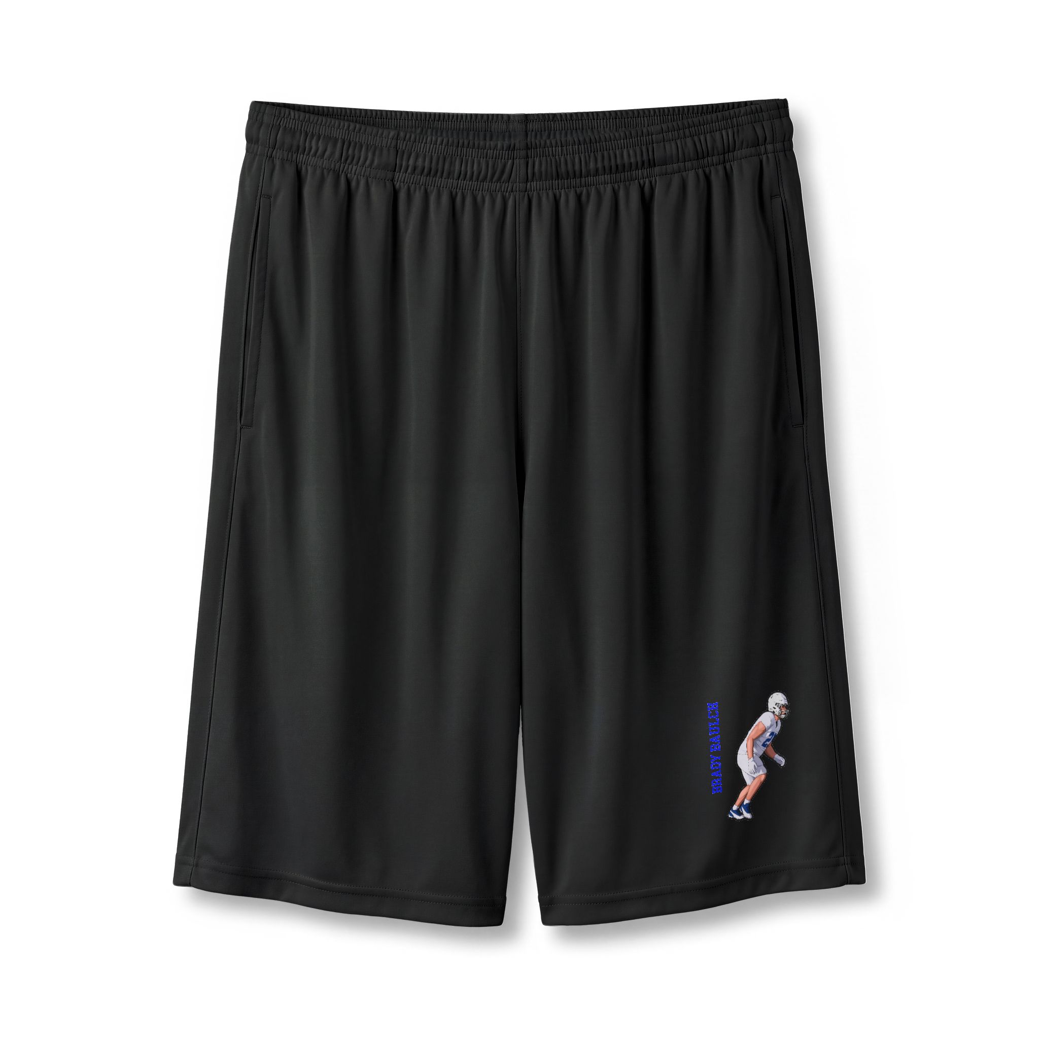 Shorts — character_name_vertical in Black