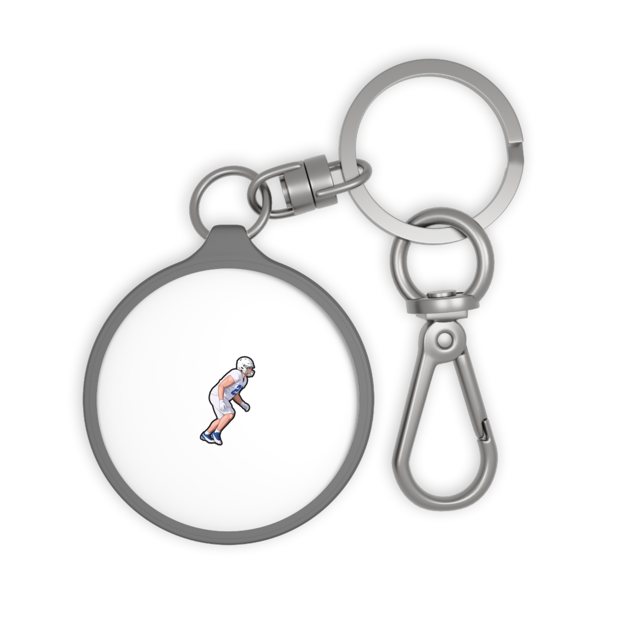 Keychain — character_player_name in Grey