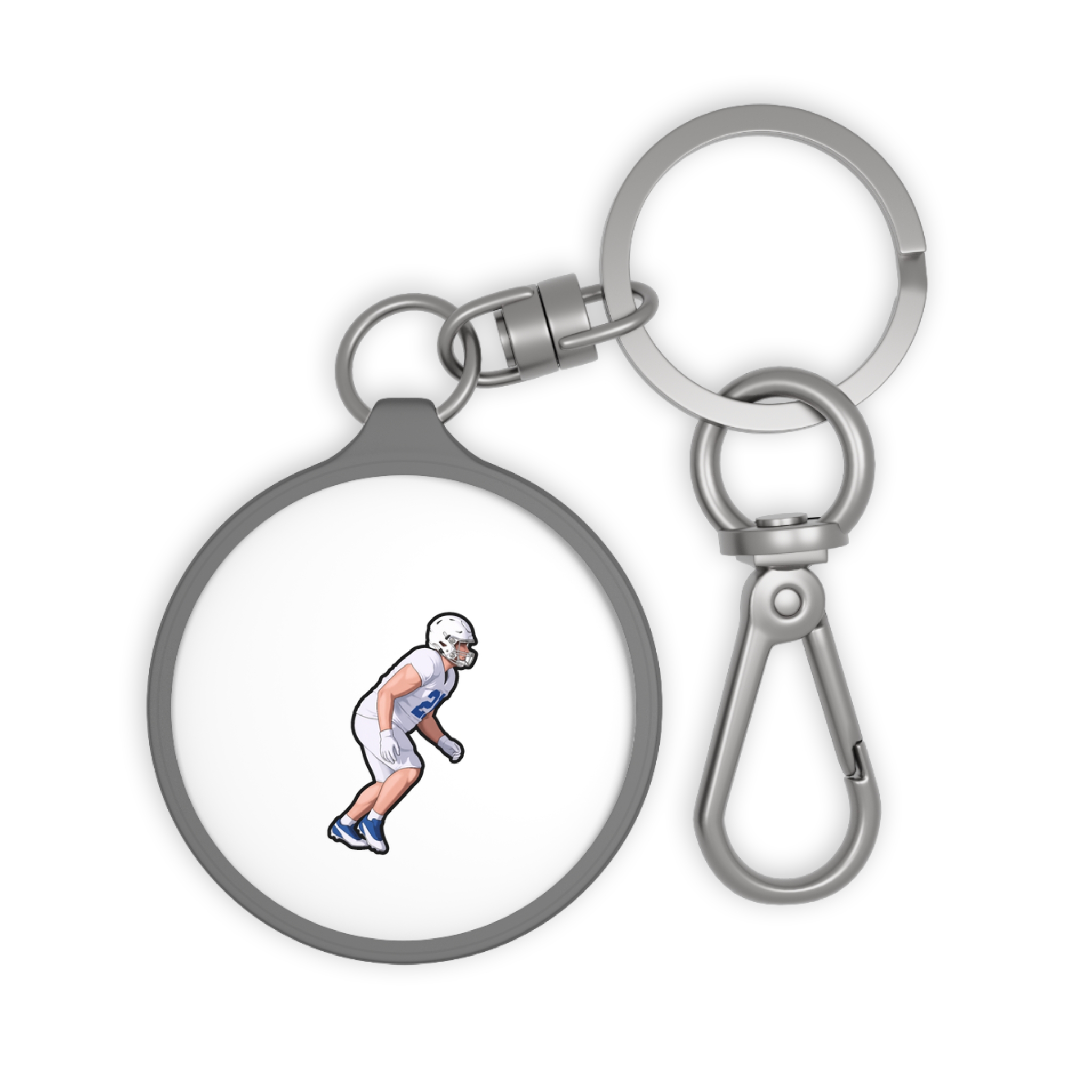 Keychain — character_name_arch in Grey