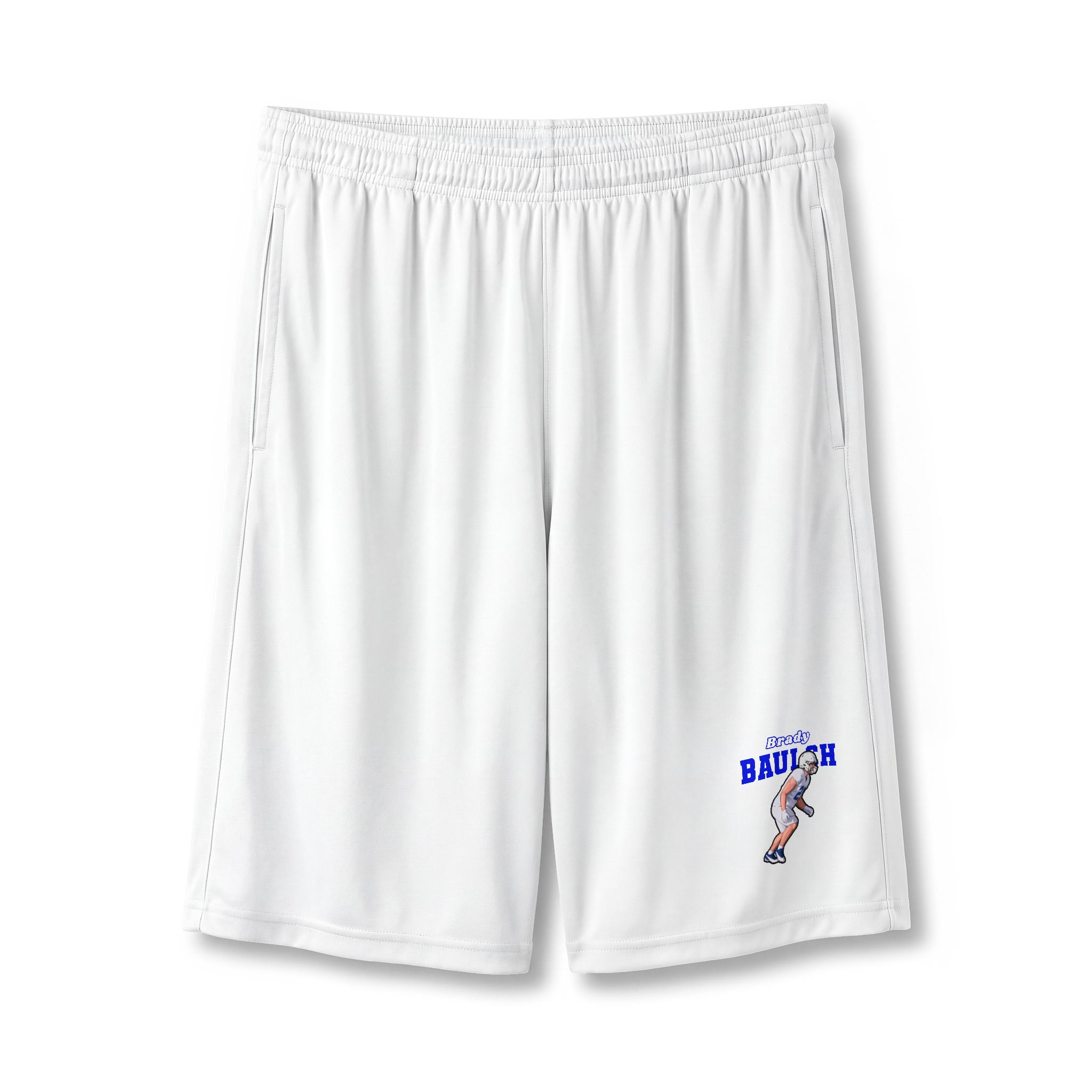 Shorts — character_name_arch in White