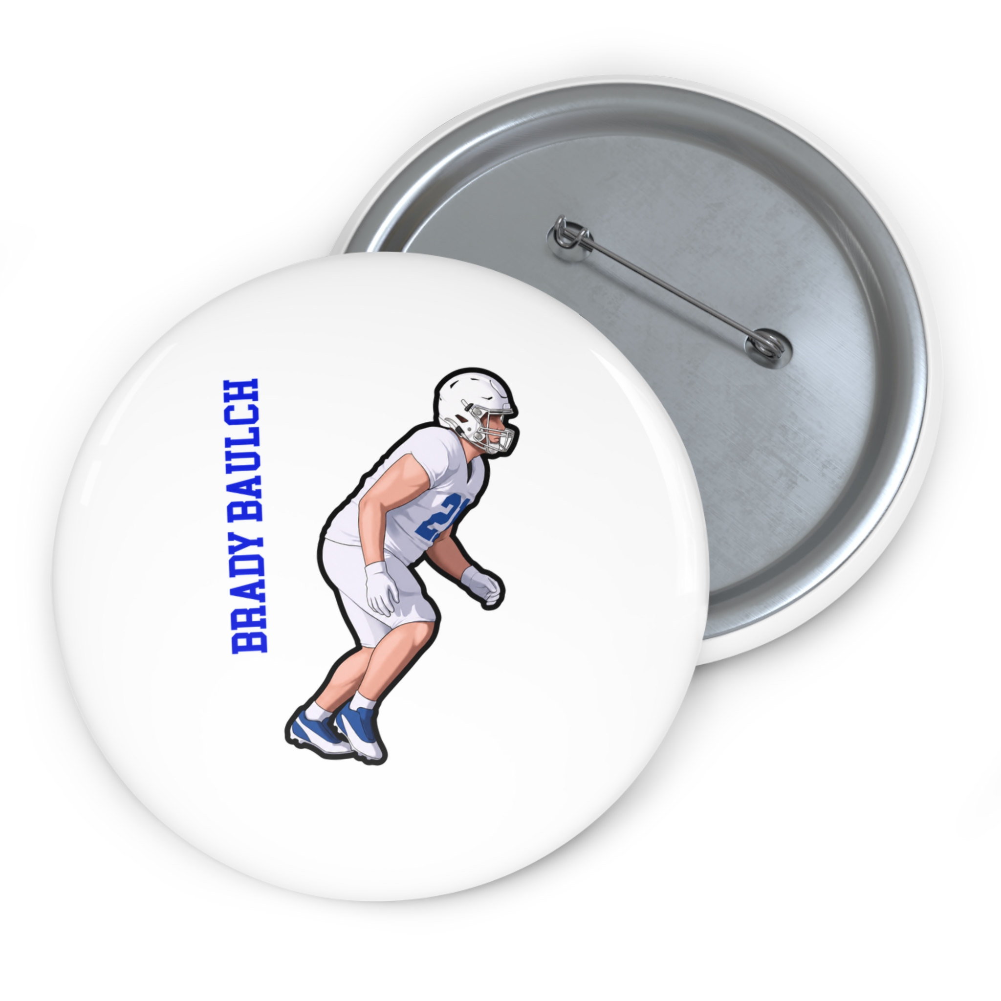 Game Day Pin — character_name_vertical in Classic