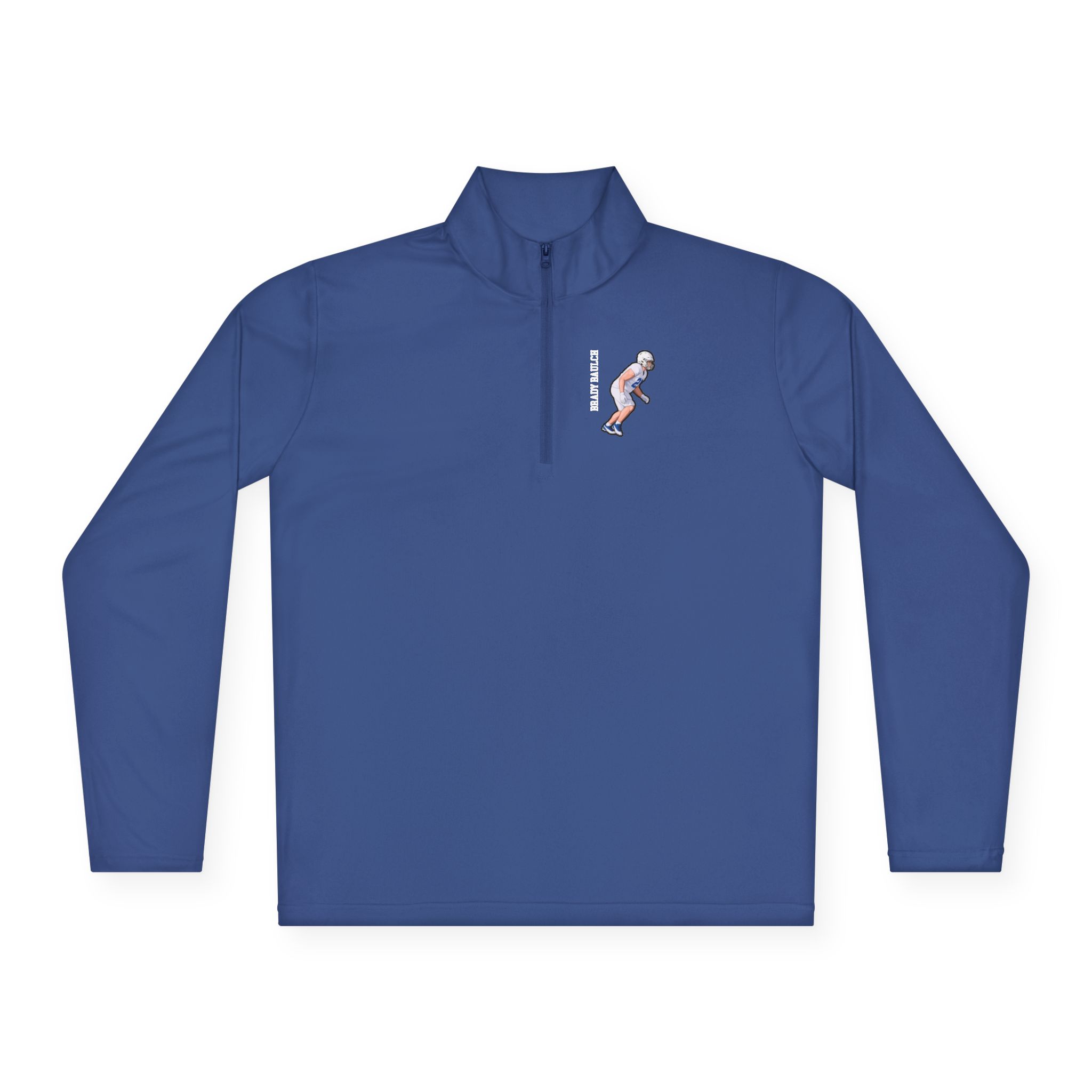 Q-Zip Pullover — character_name_vertical in Royal