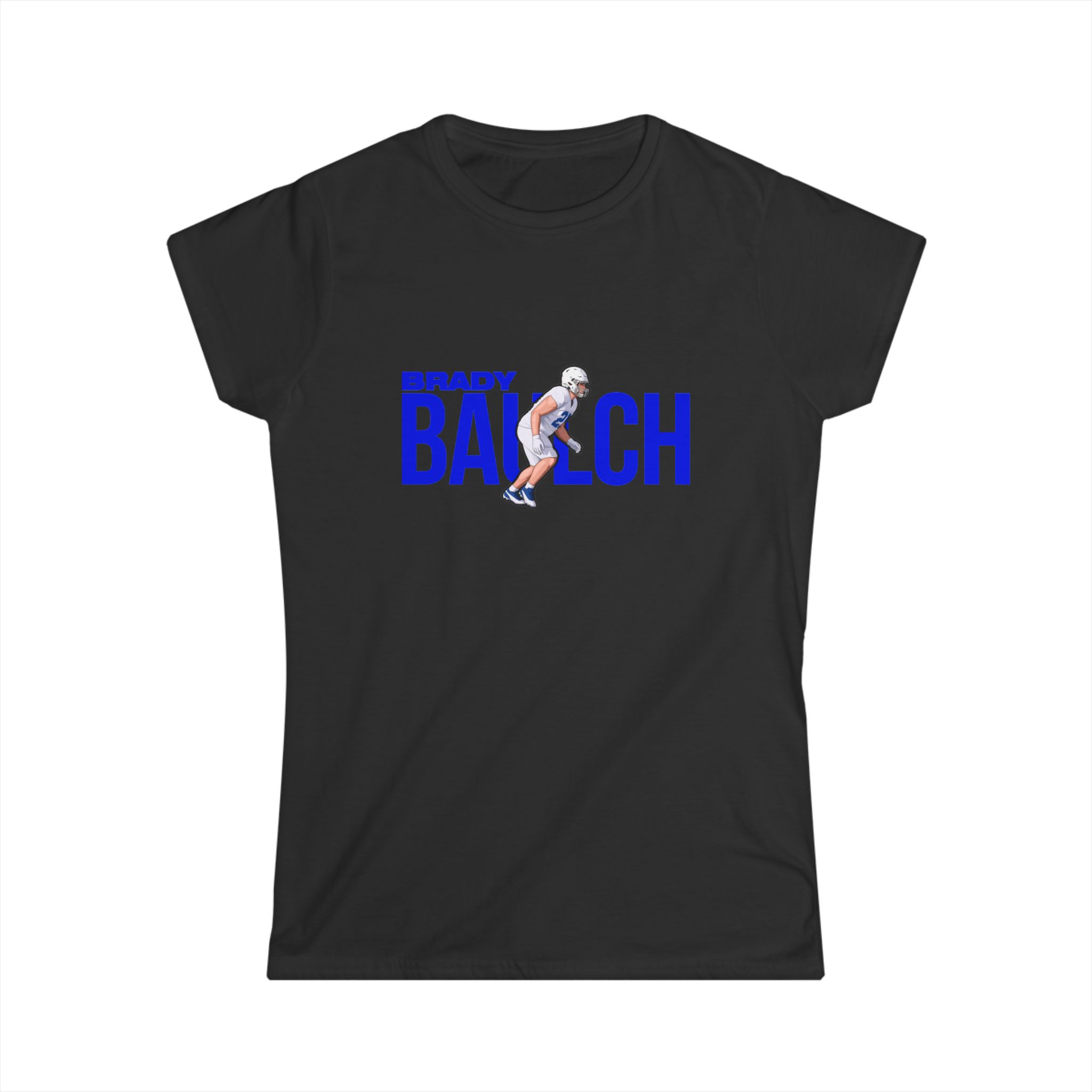 Women's Softstyle Tee — character_player_name in Black