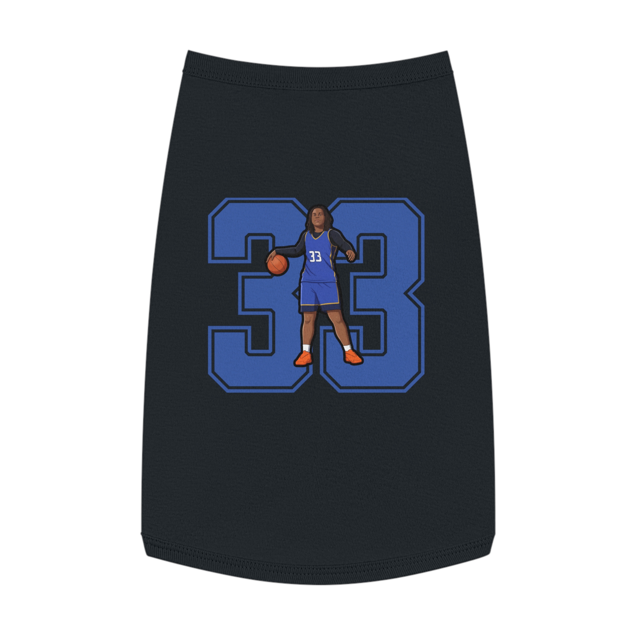 Pet Tank Top — character_number in White