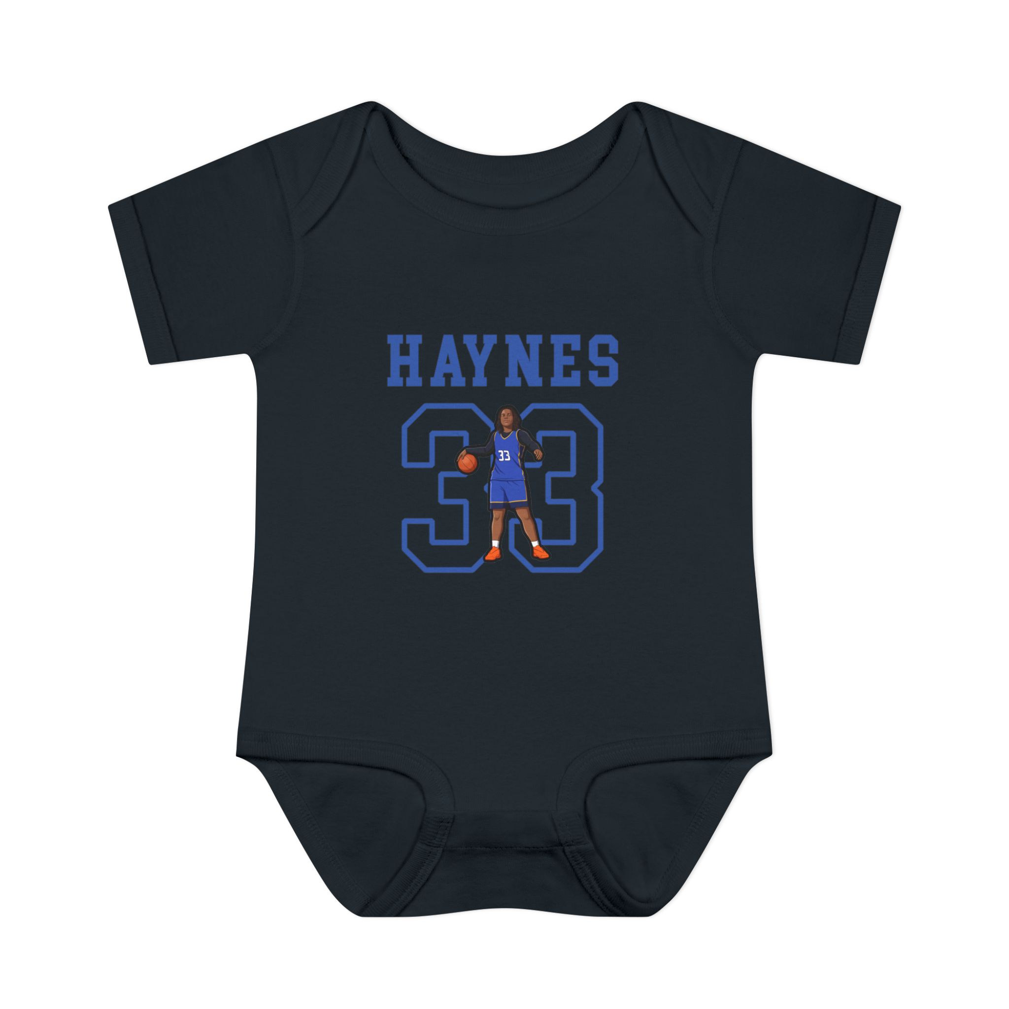 Baby Onesie — character_shirsey in Black