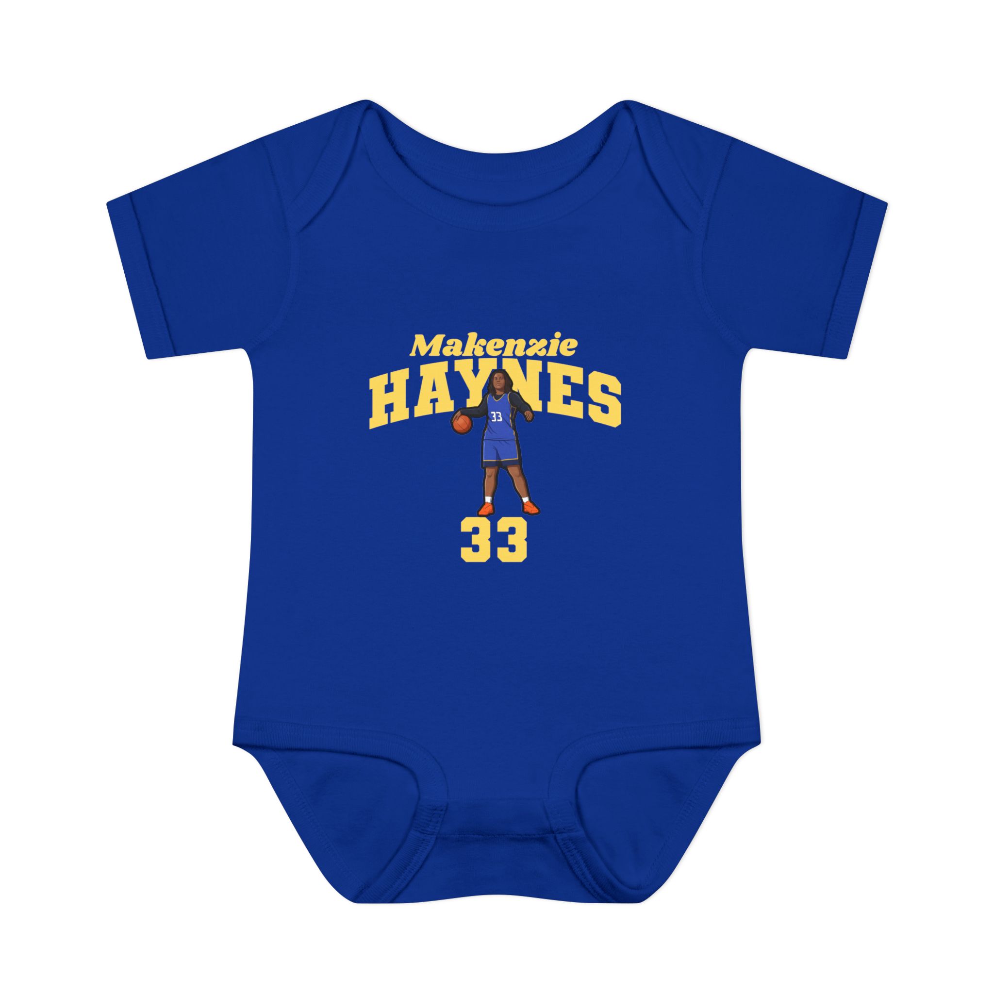Baby Onesie — character_signature_arch in Royal