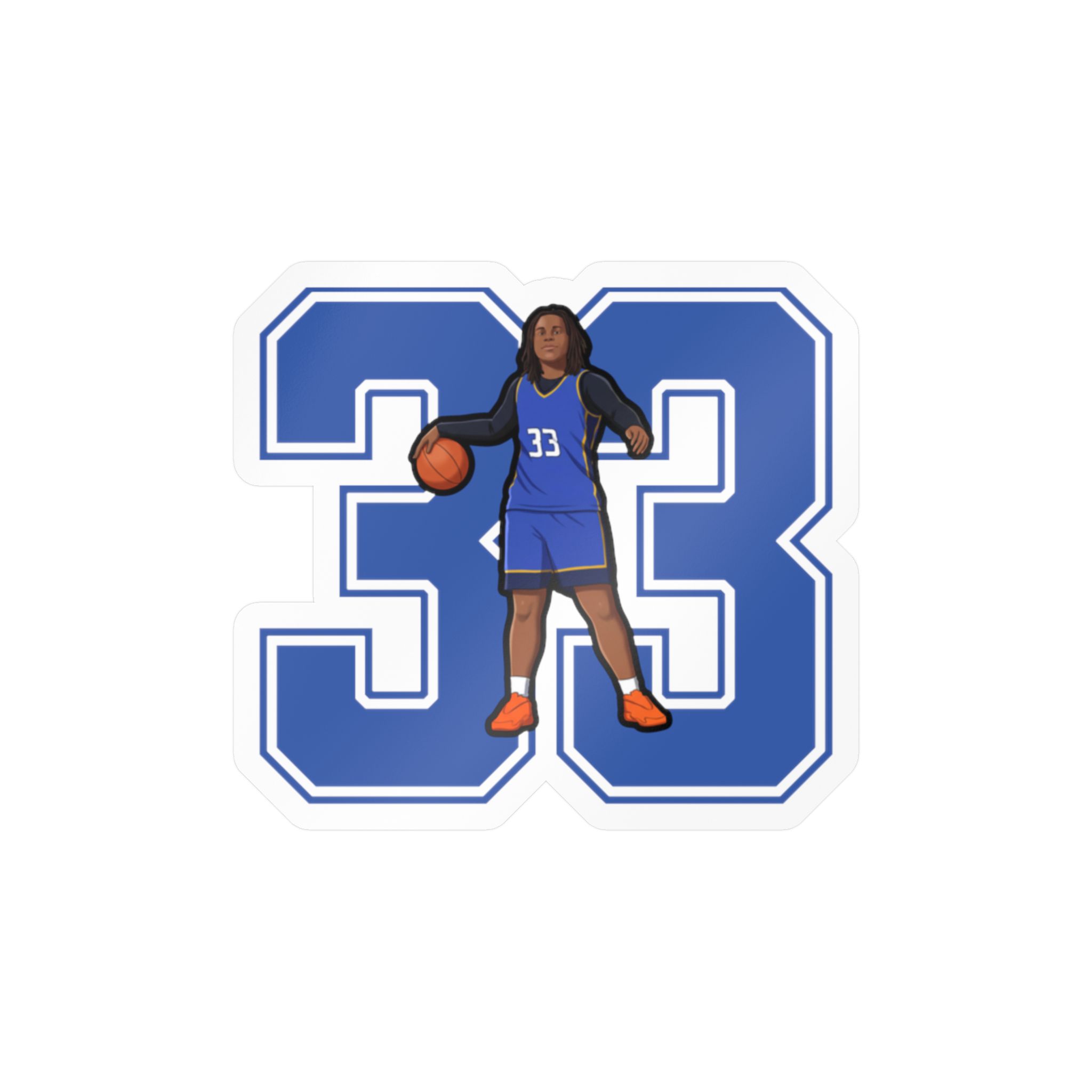 Vinyl Sticker — character_number in Classic