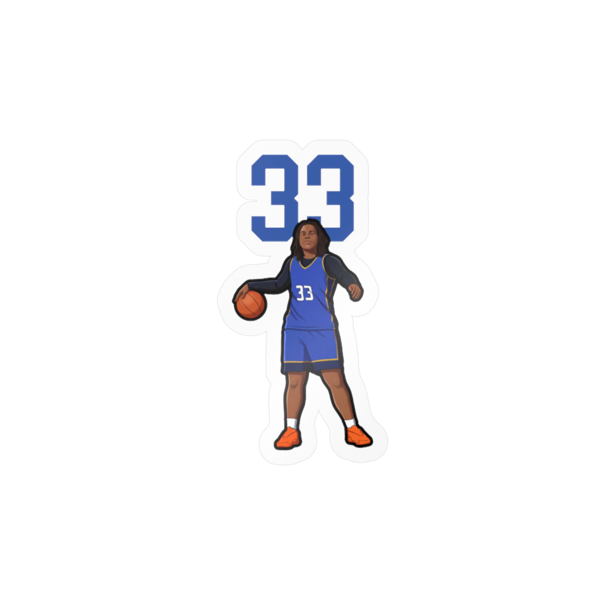 Vinyl Sticker — character_number_top in Classic