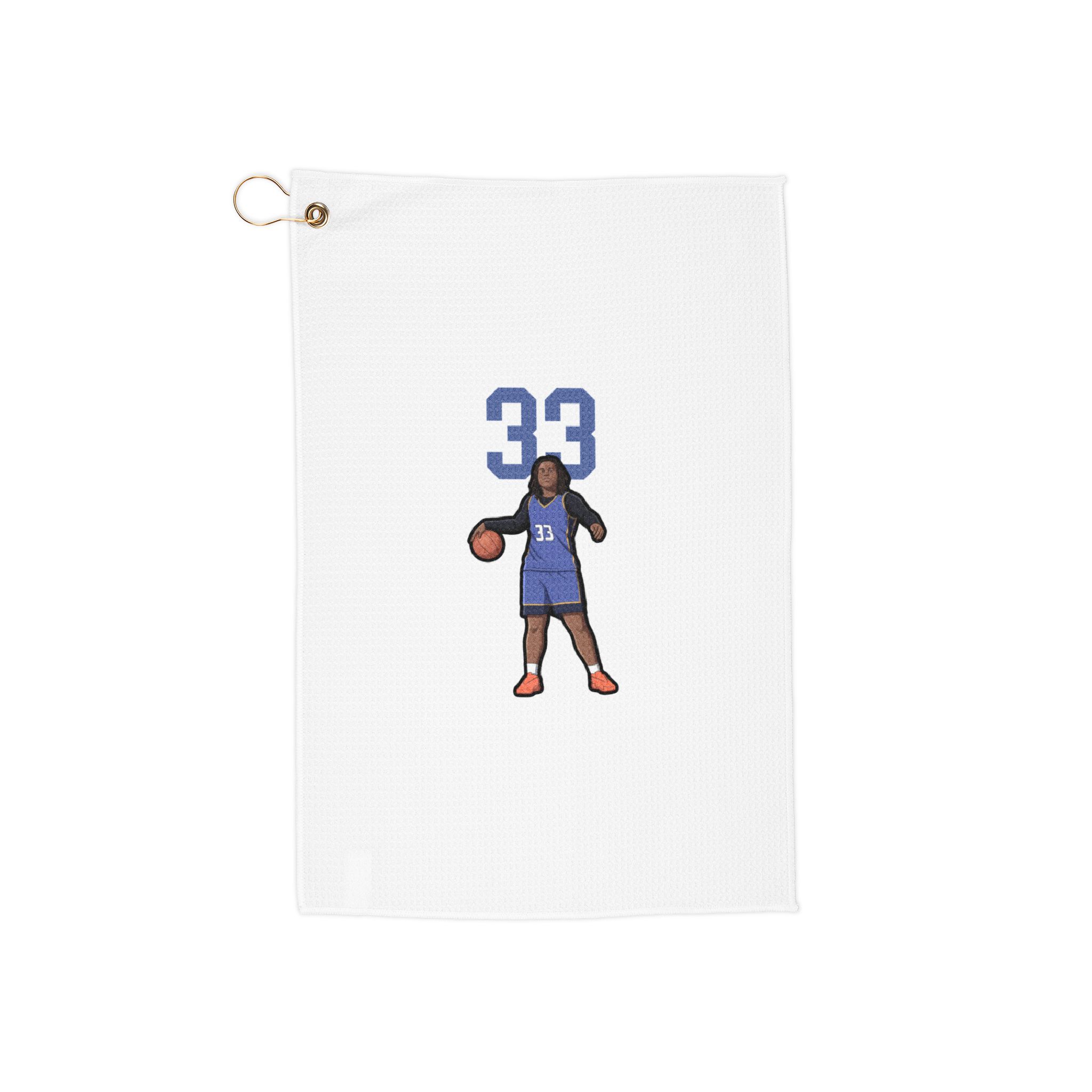 Golf Towel — character_number_top in Classic