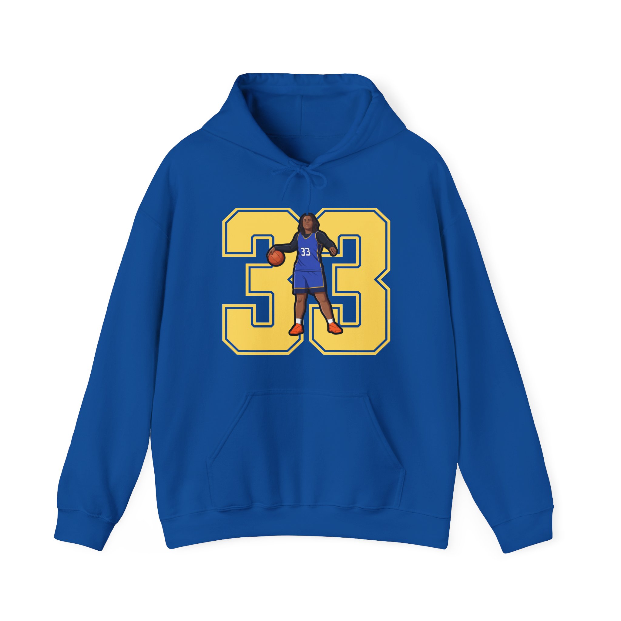 Hoodie — character_number in Royal