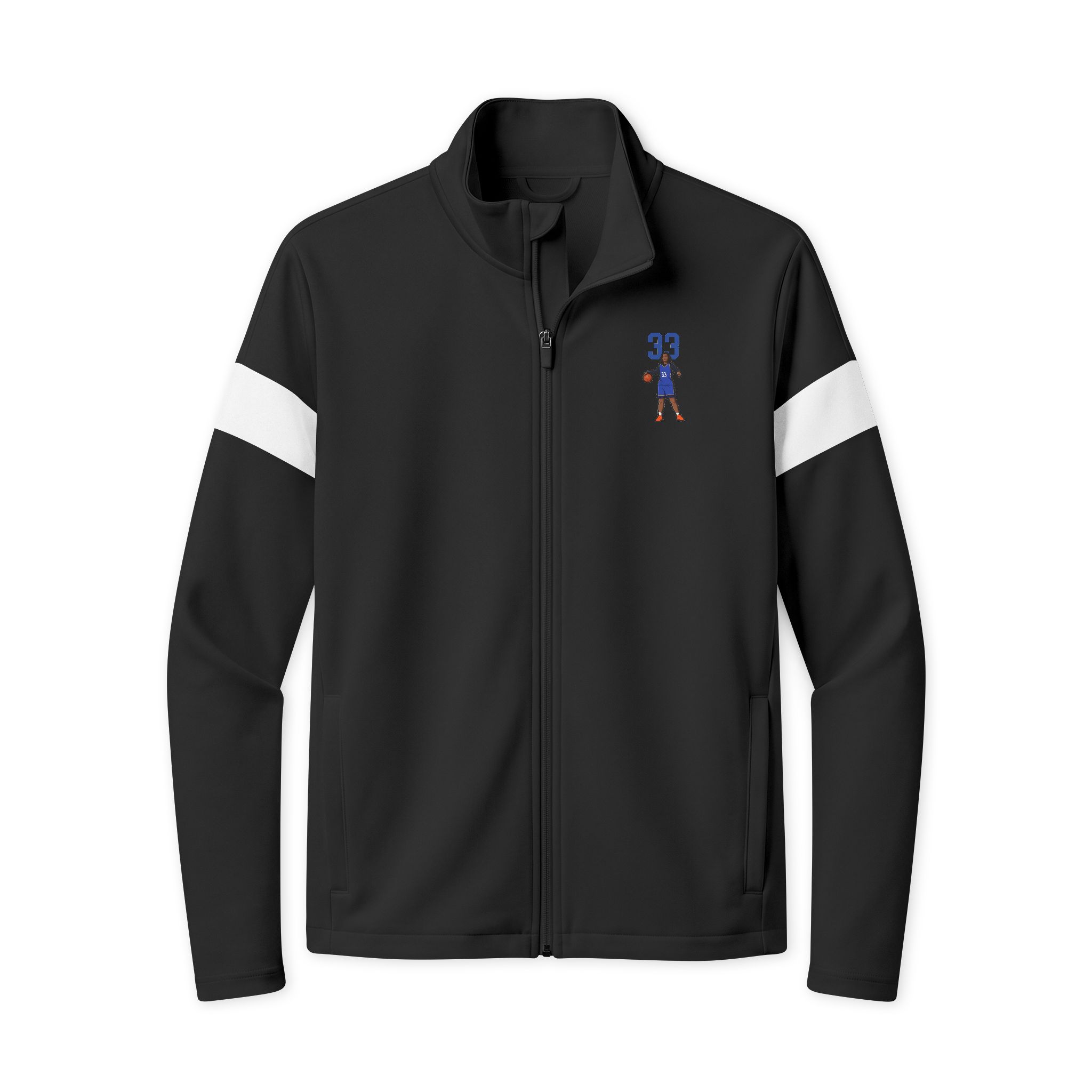 Travel Full-Zip Jacket — character_number_top in Black/ White