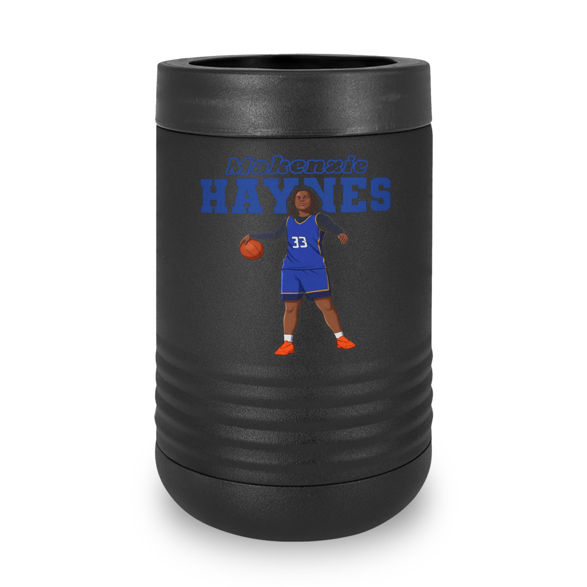 Stainless Can Cooler — character_name_arch in Black
