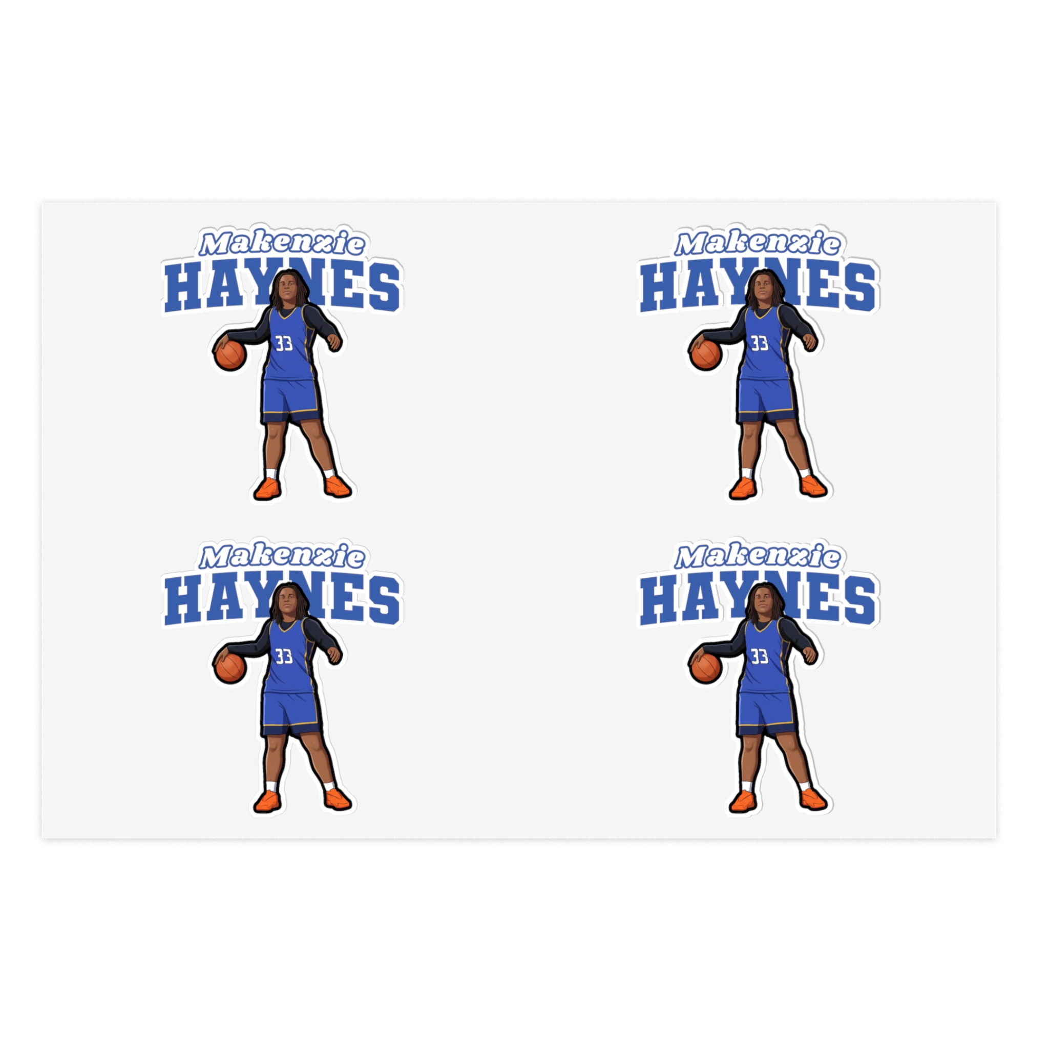Sticker Sheet — character_name_arch in Classic
