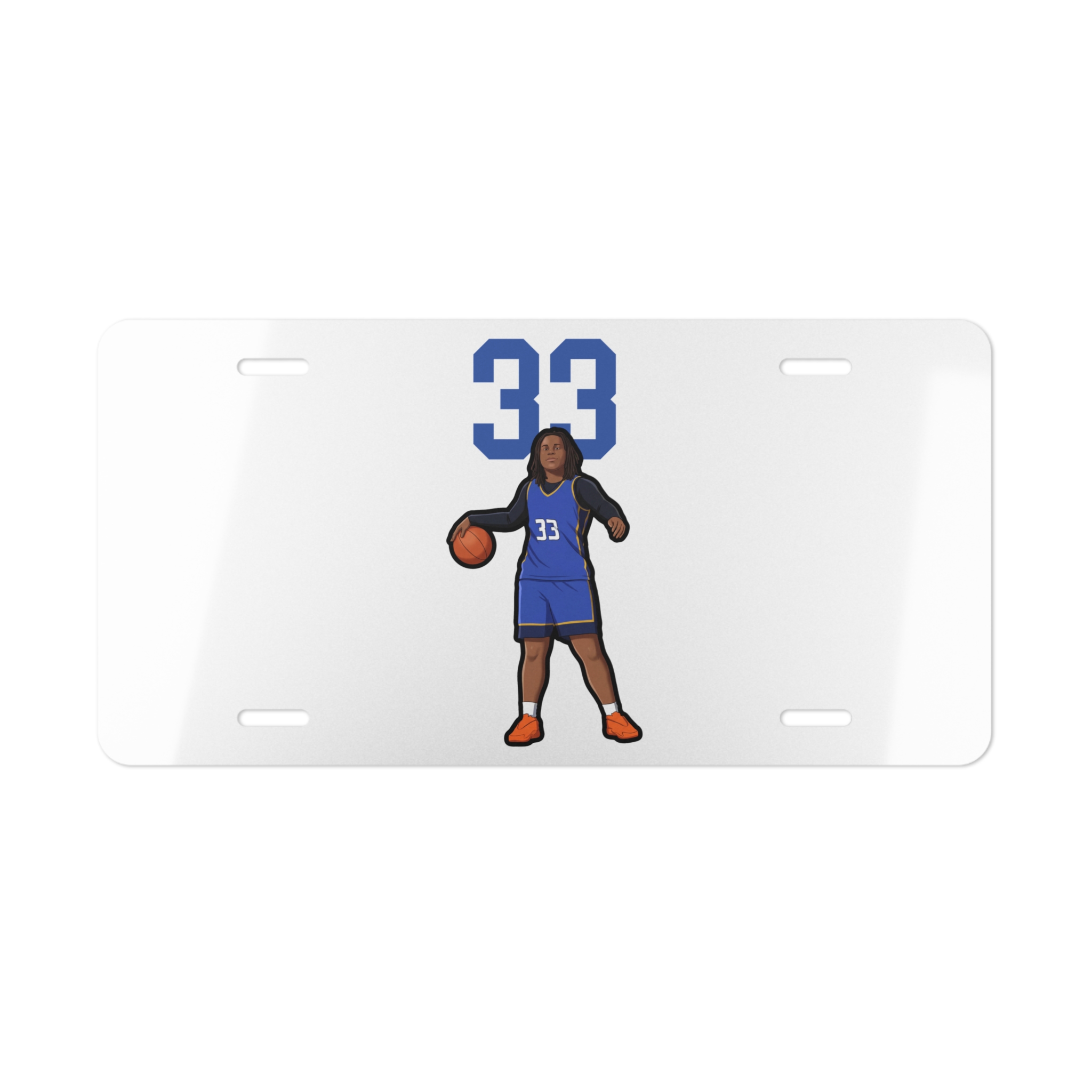 License Plate — character_number_top in Classic