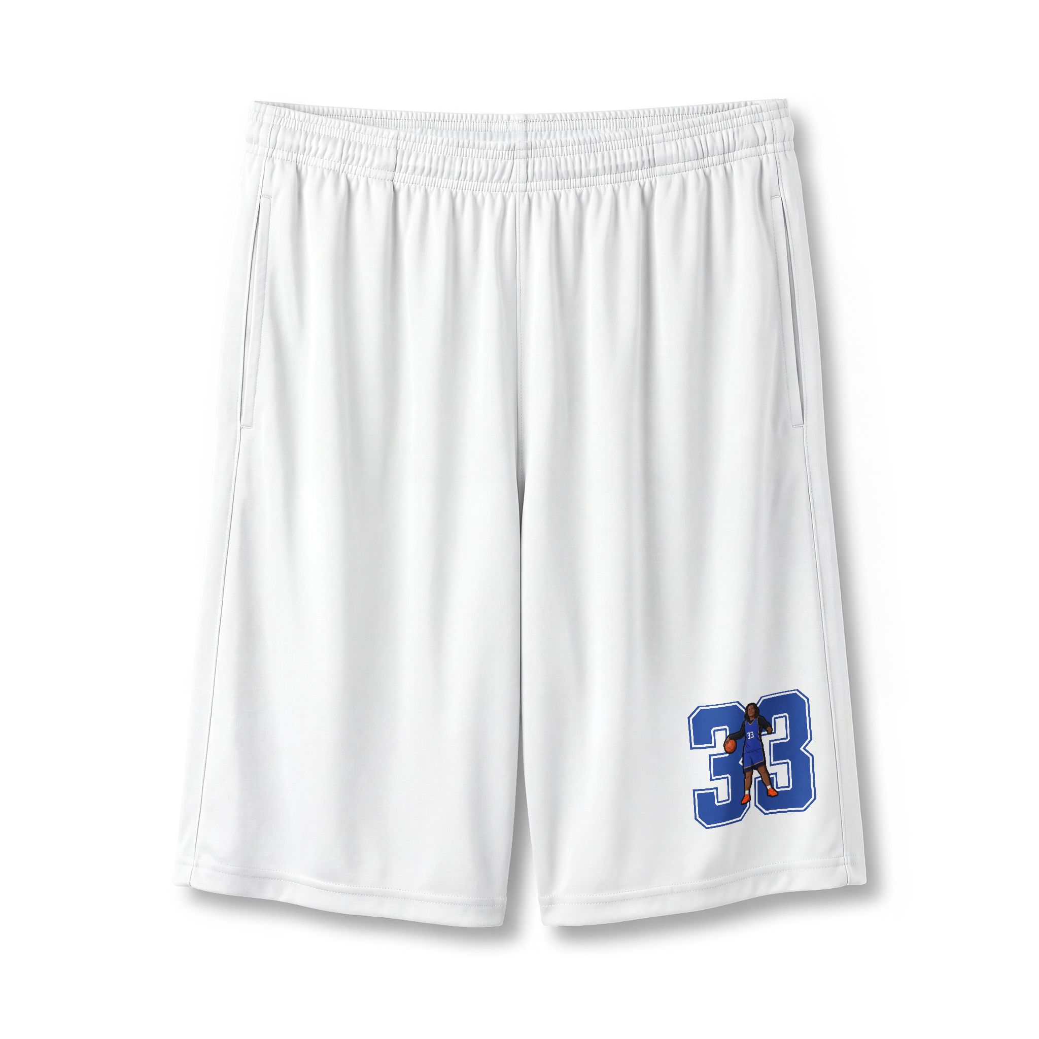Shorts — character_number in White