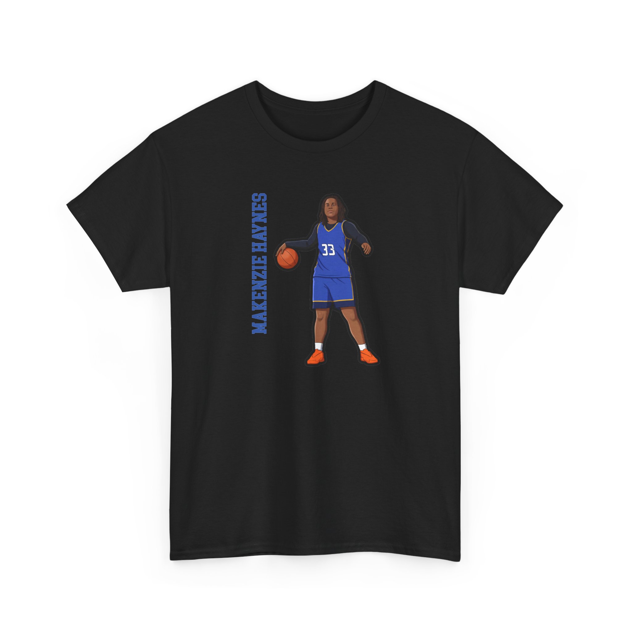 Tee — character_name_vertical in Black