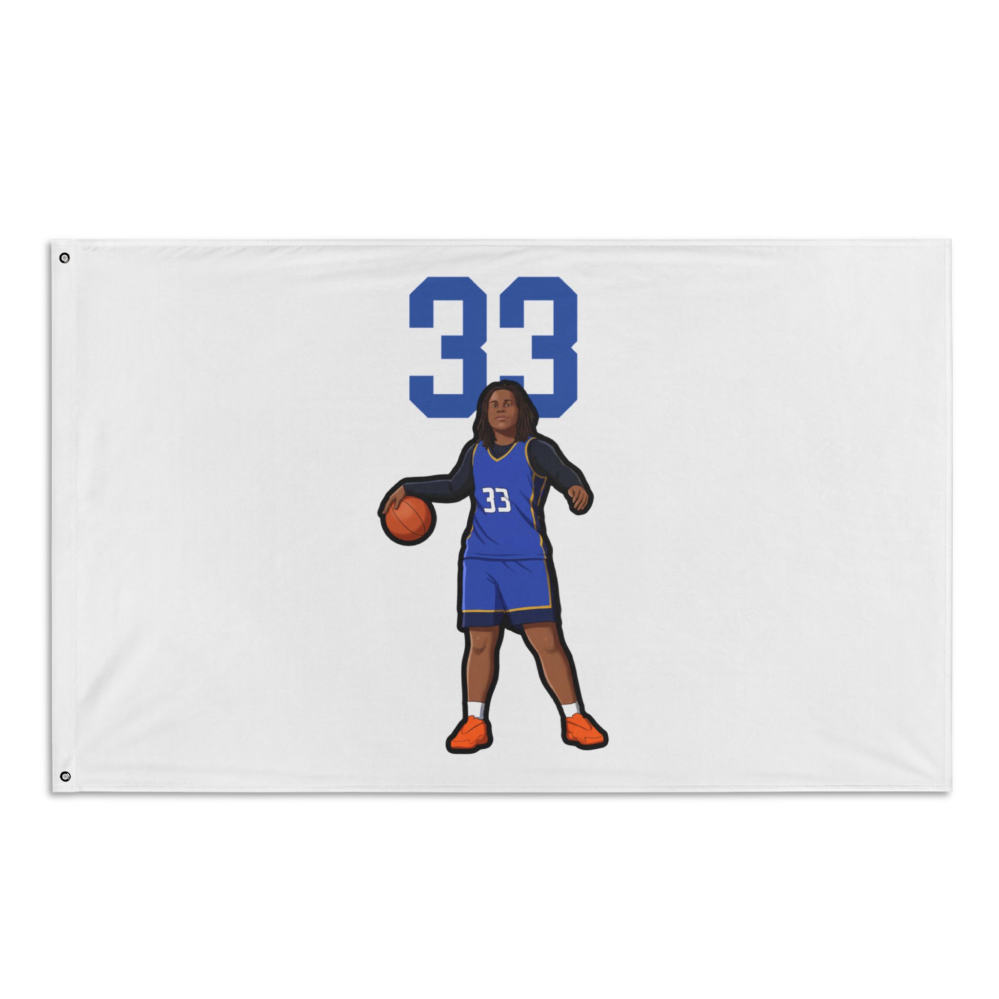 Flag (35 × 56 in) — character_number_top in Classic