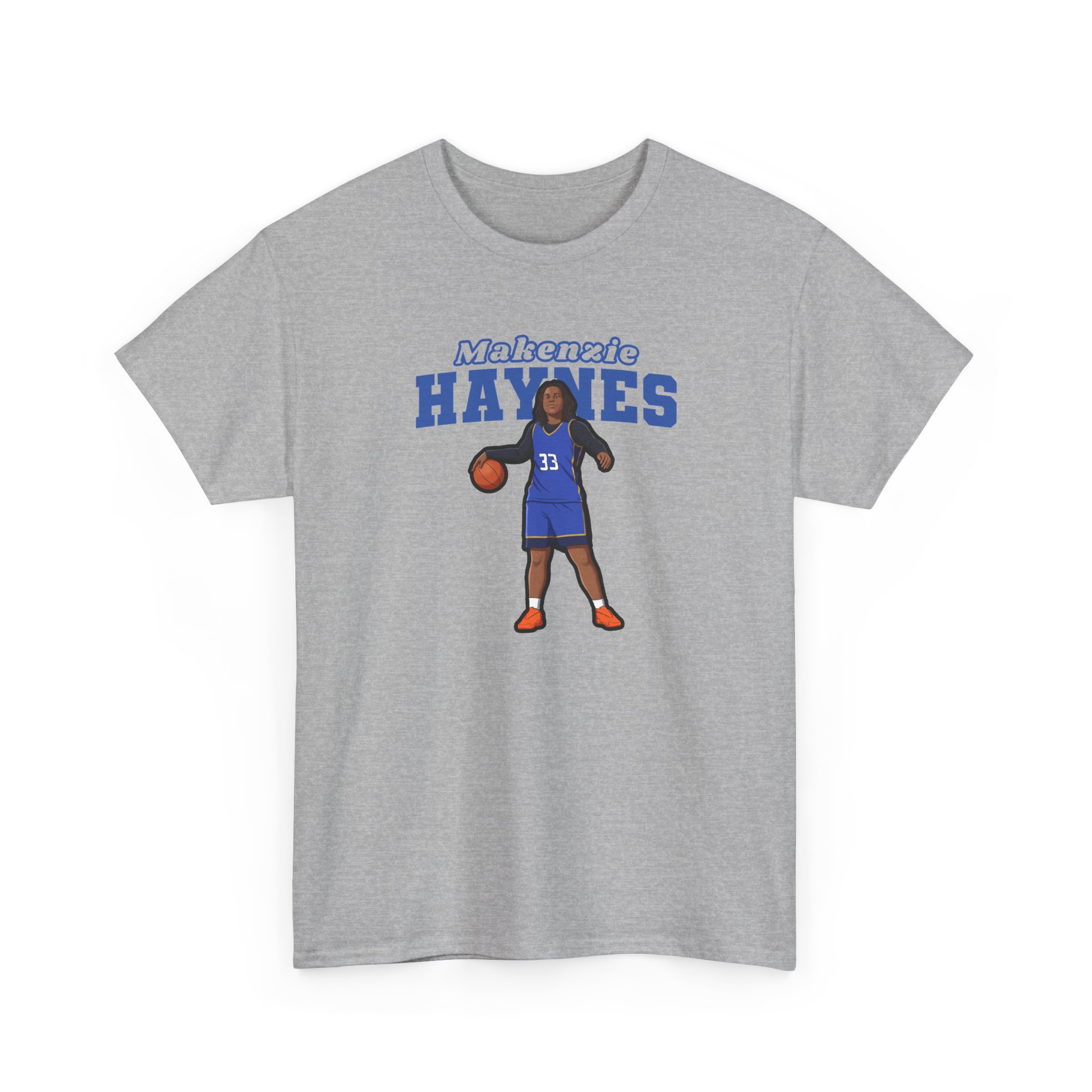 Tee — character_name_arch in Grey