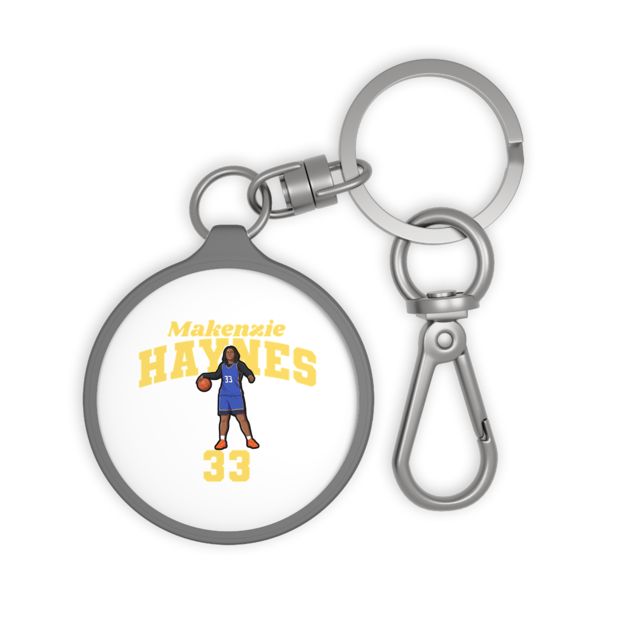 Keychain — character_signature_arch in Grey