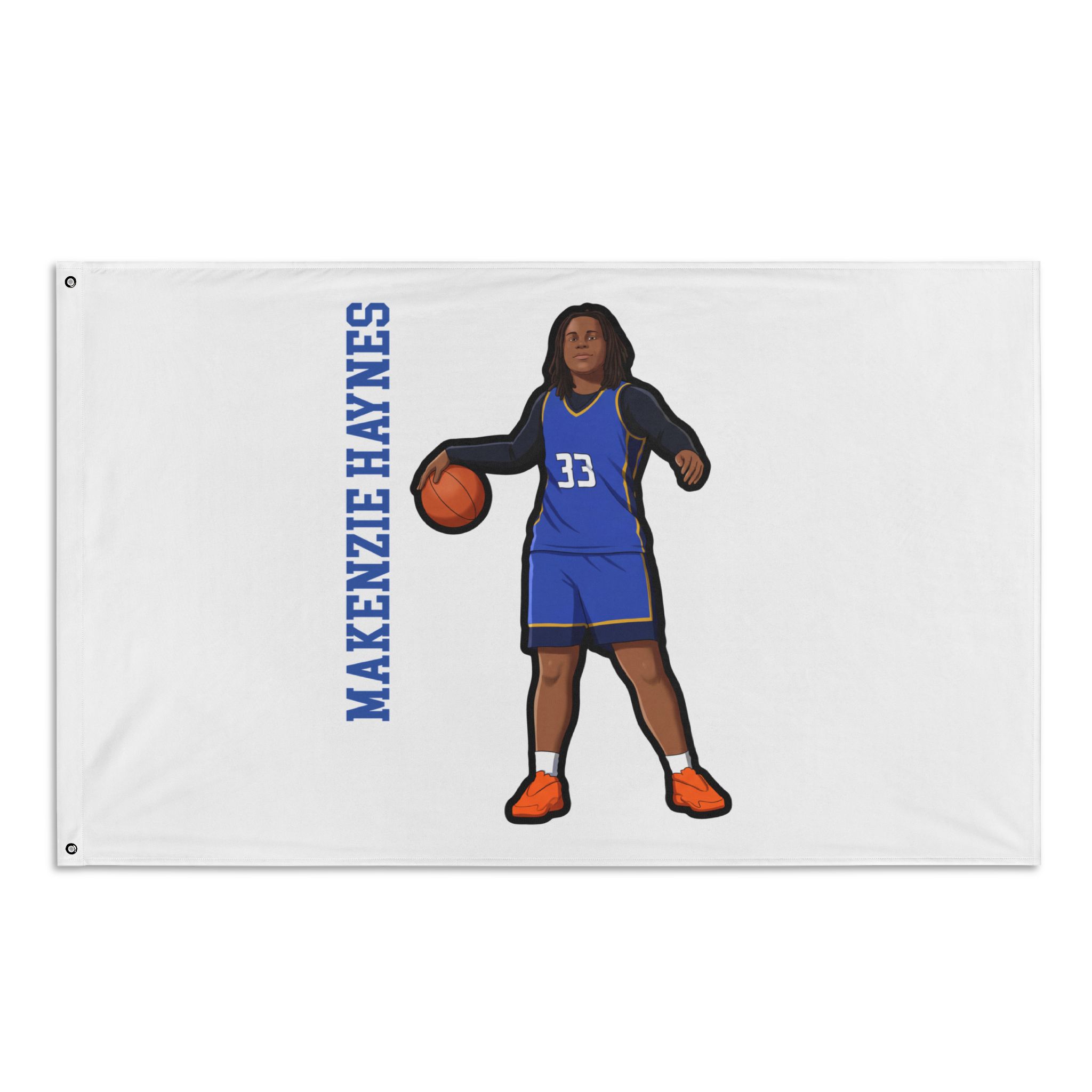 Flag (35 × 56 in) — character_name_vertical in Classic