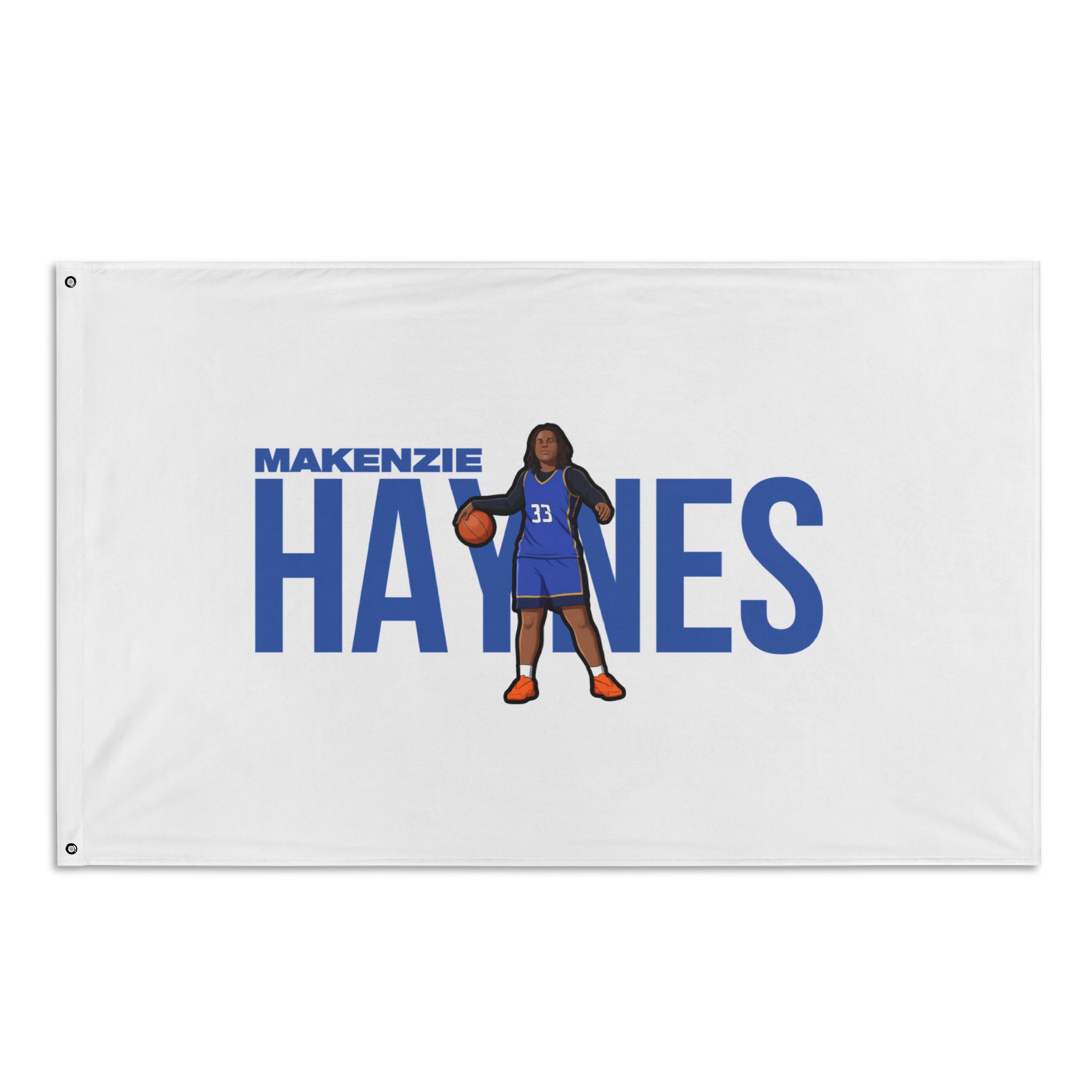 Flag (35 × 56 in) — character_player_name in Classic