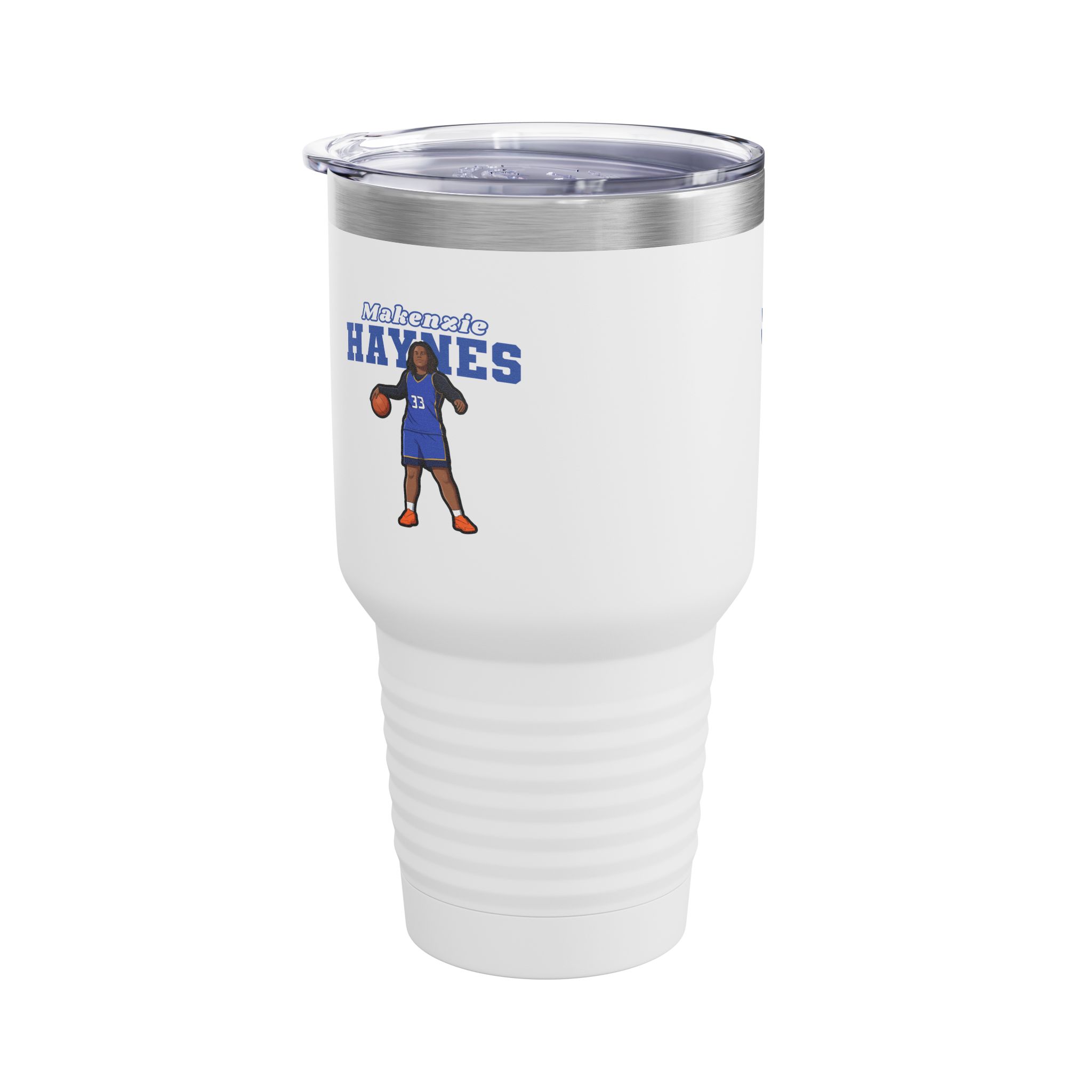 30oz Tumbler — character_name_arch in White