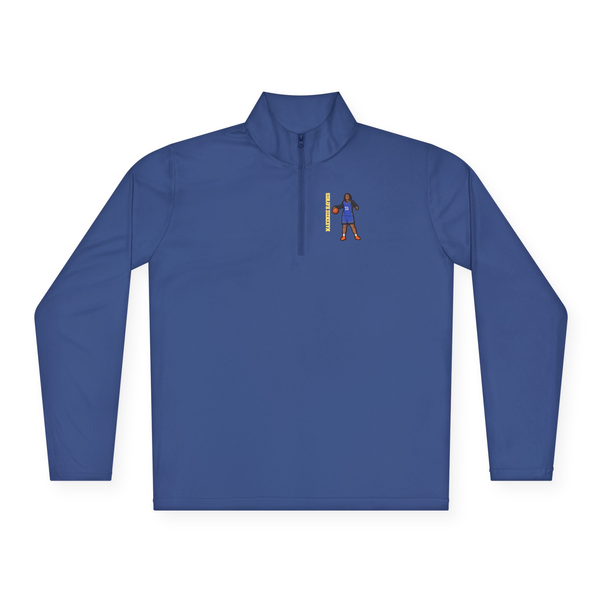 Q-Zip Pullover — character_name_vertical in Royal