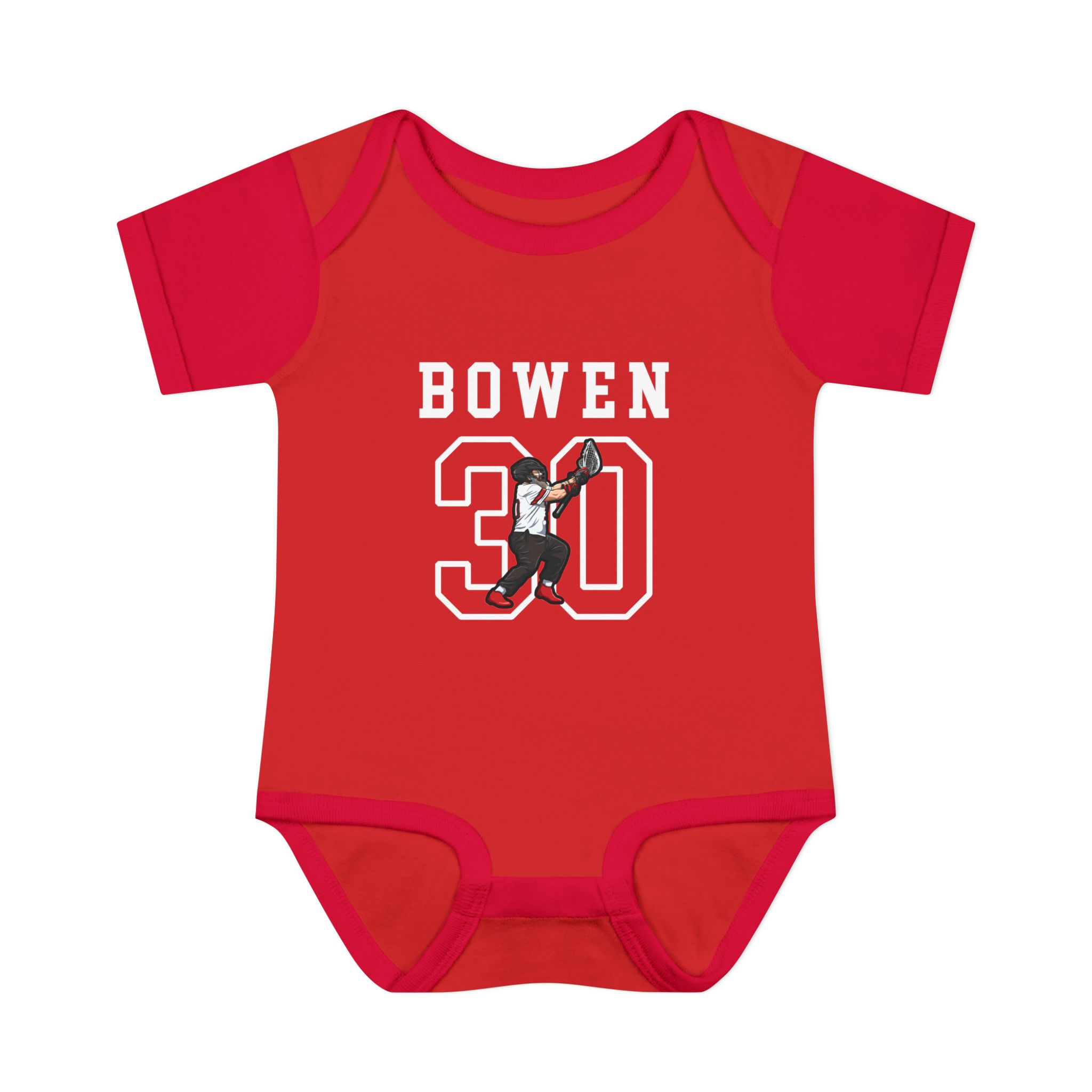 Baby Onesie — character_shirsey in Red