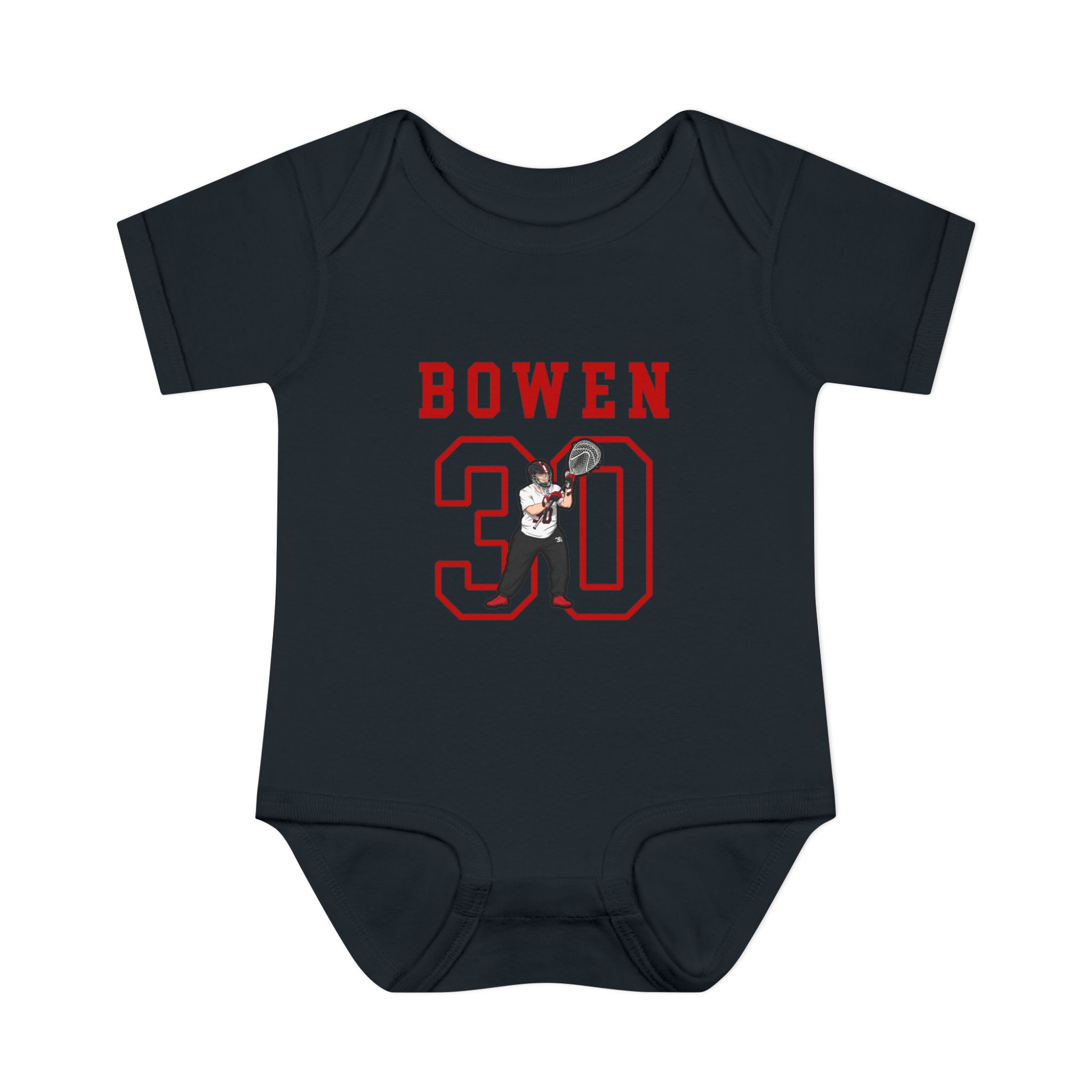 Baby Onesie — character_shirsey in Black