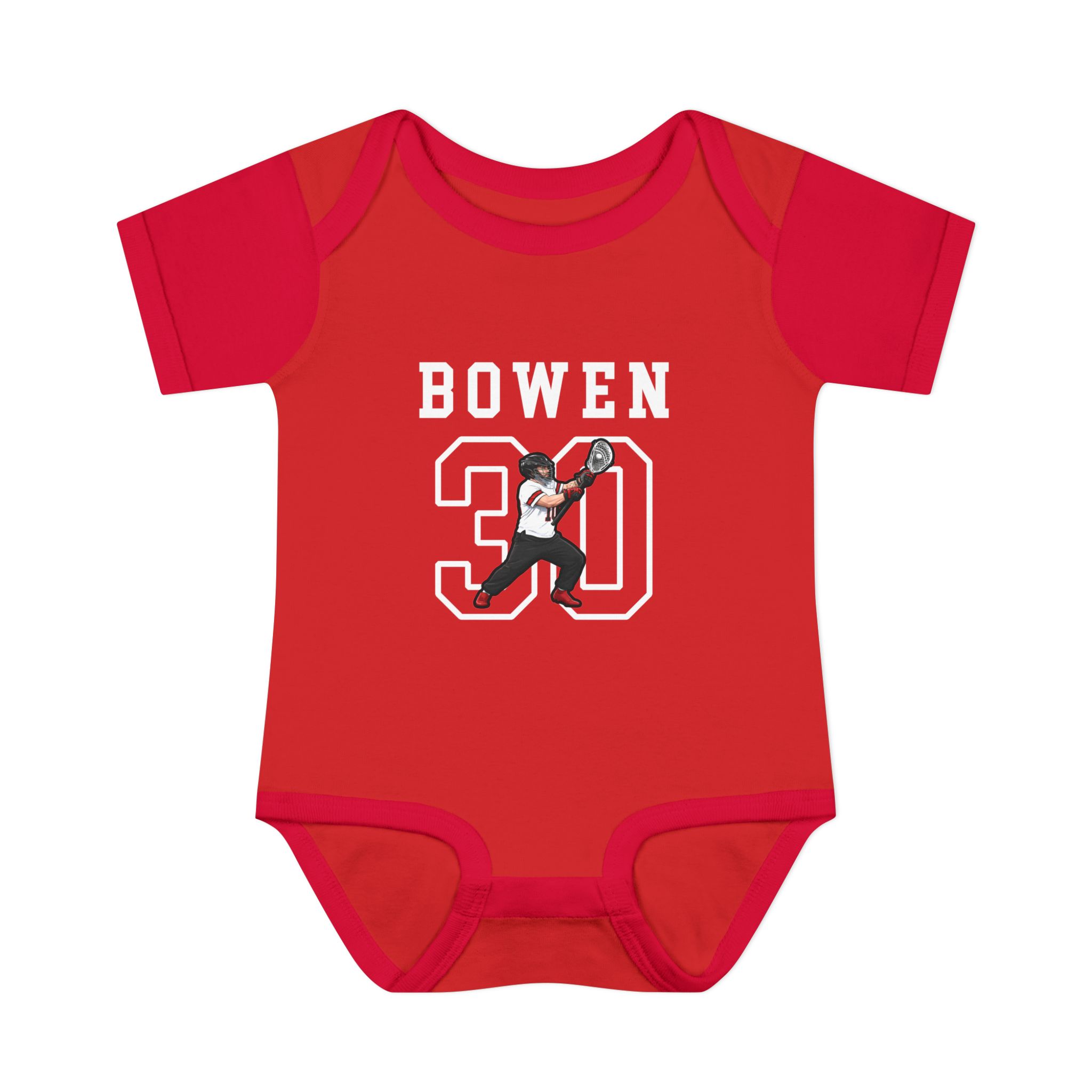 Baby Onesie — character_shirsey in Red