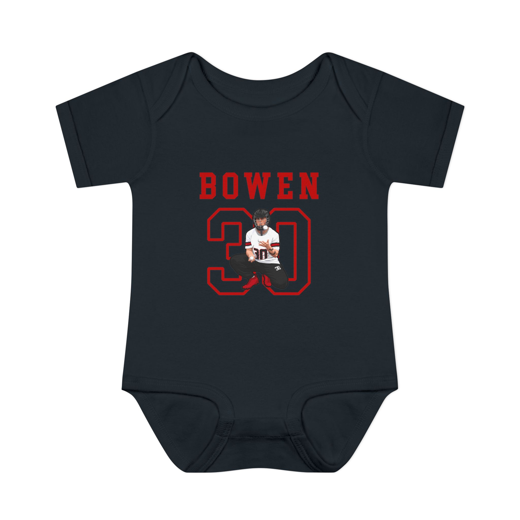 Baby Onesie — character_shirsey in Black