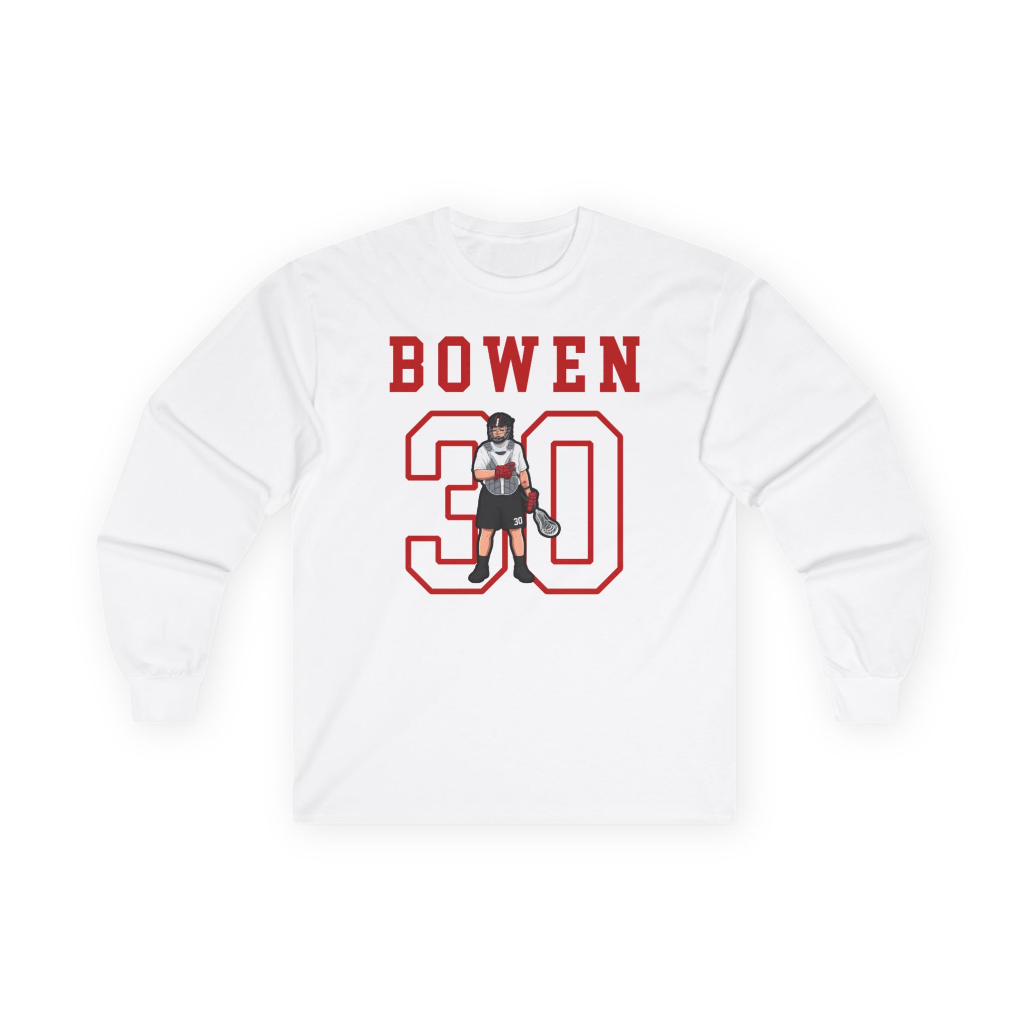 Long Sleeve Tee — character_shirsey in White