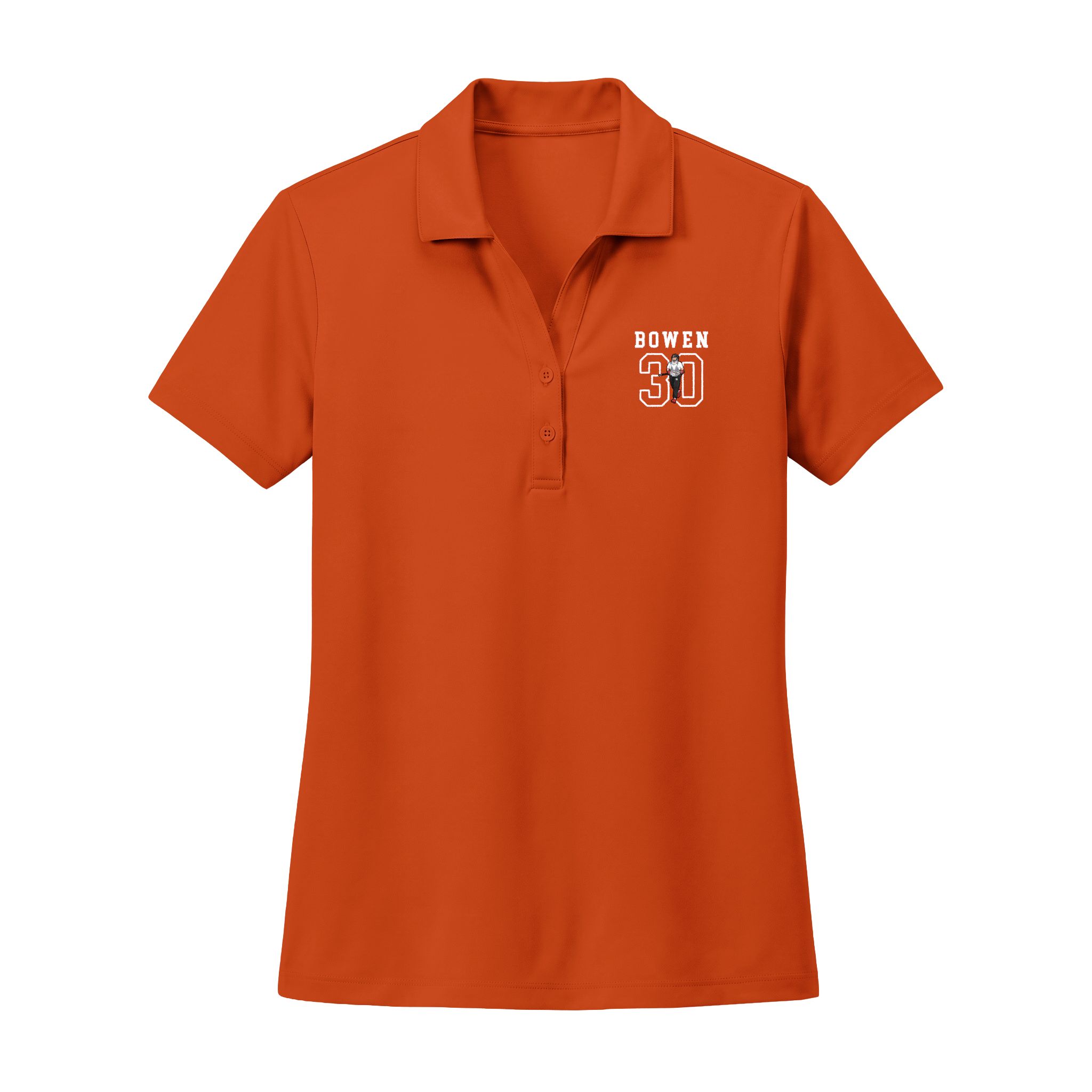 Women's Polo — character_shirsey in Orange
