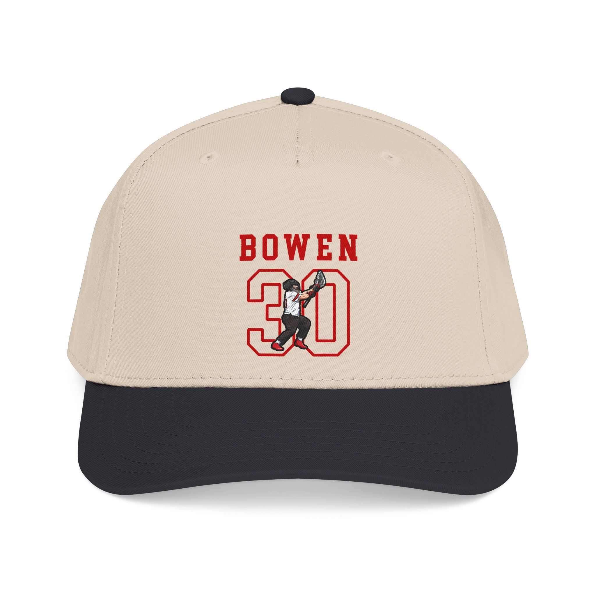 Baseball Cap — character_shirsey in Black / Natural