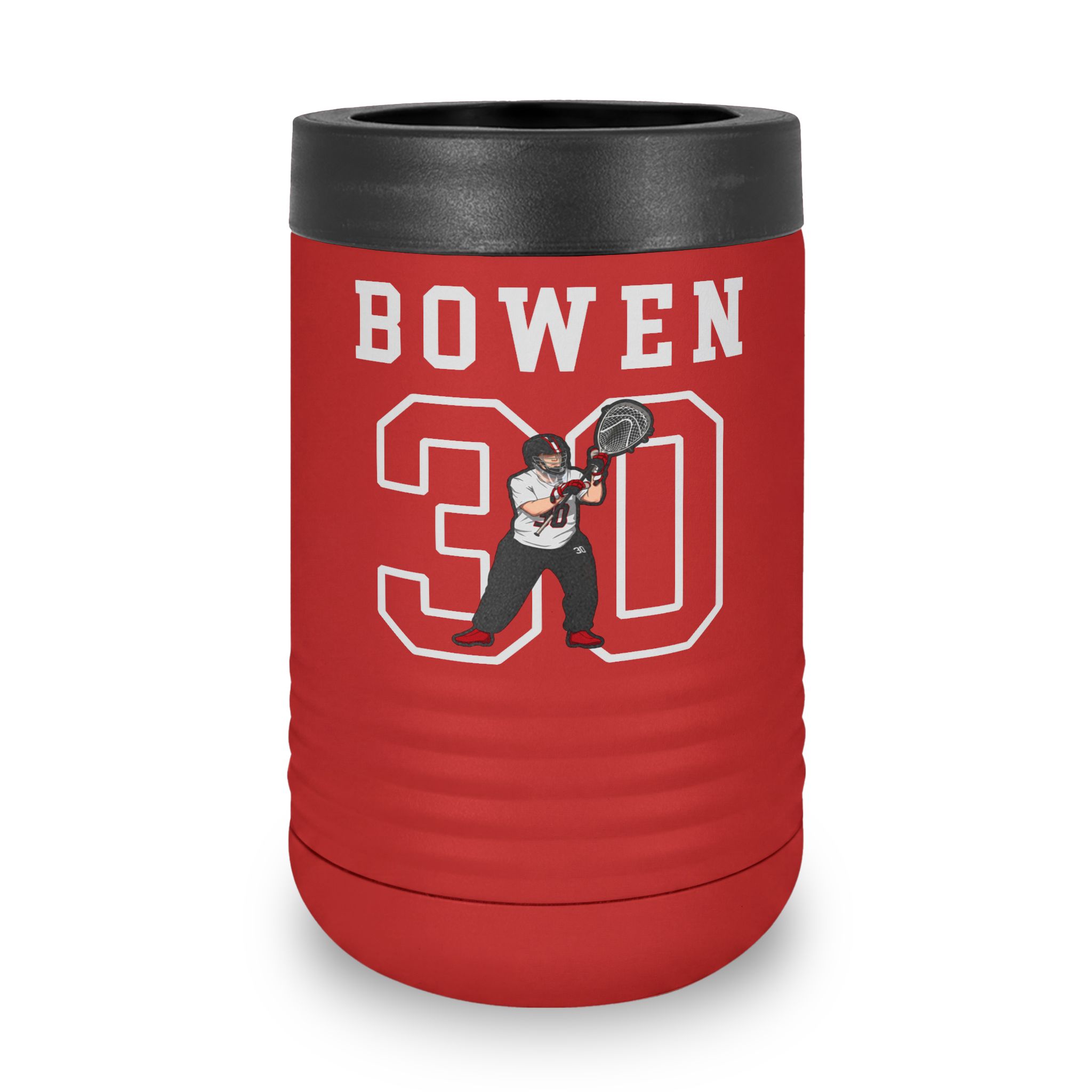 Stainless Can Cooler — character_shirsey in Red