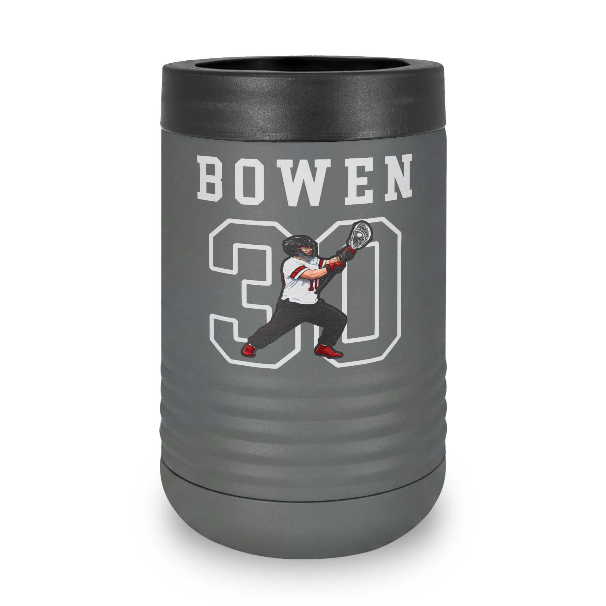 Stainless Can Cooler — character_shirsey in Grey