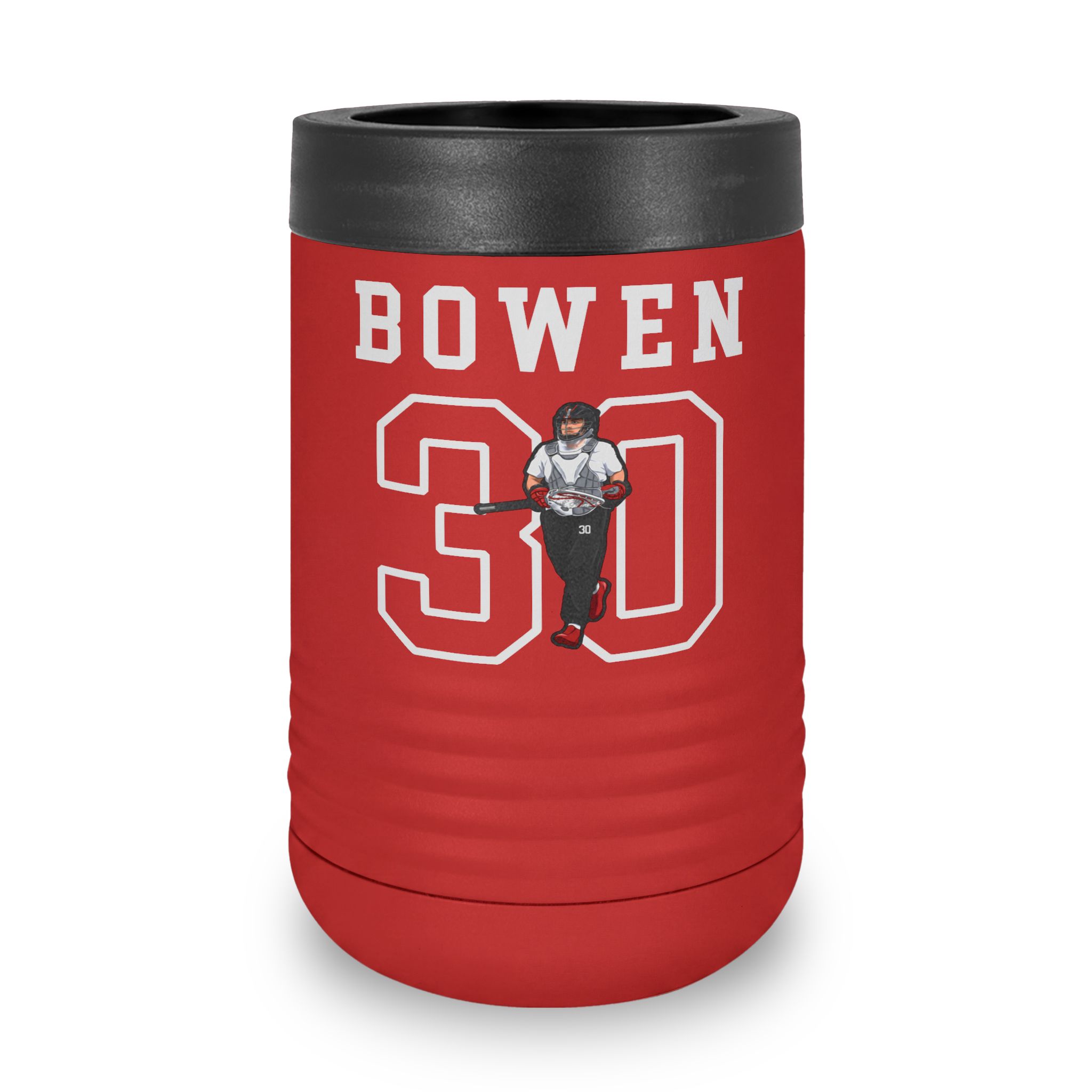 Stainless Can Cooler — character_shirsey in Red