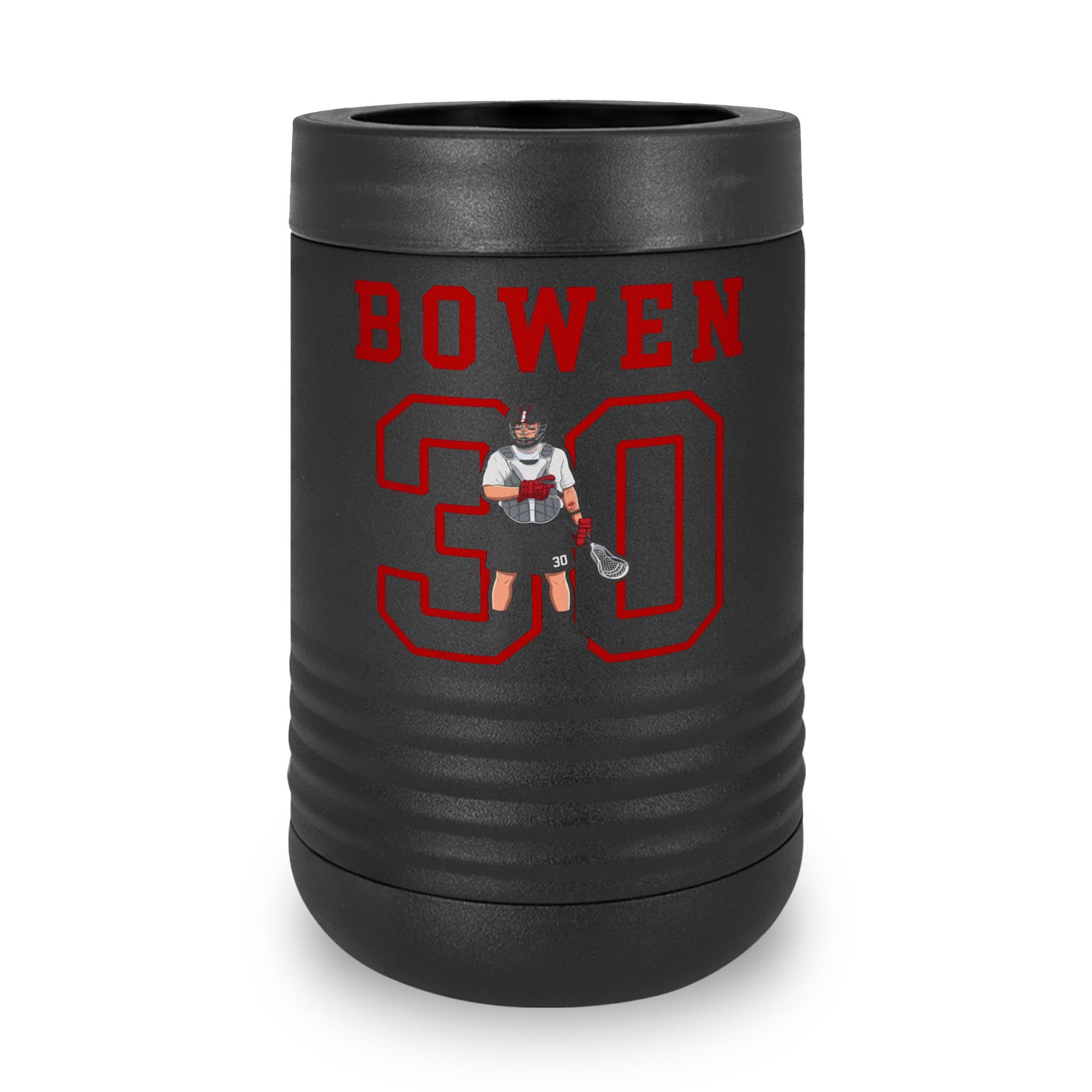 Stainless Can Cooler — character_shirsey in Black
