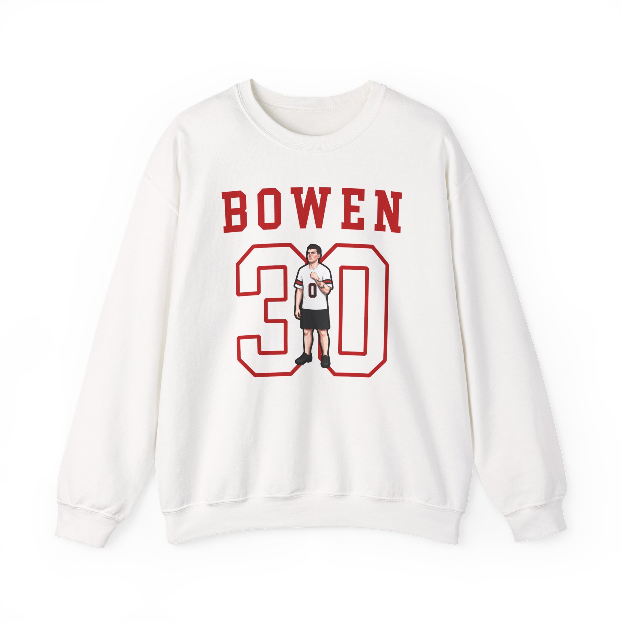 Crewneck Sweatshirt — character_shirsey in White