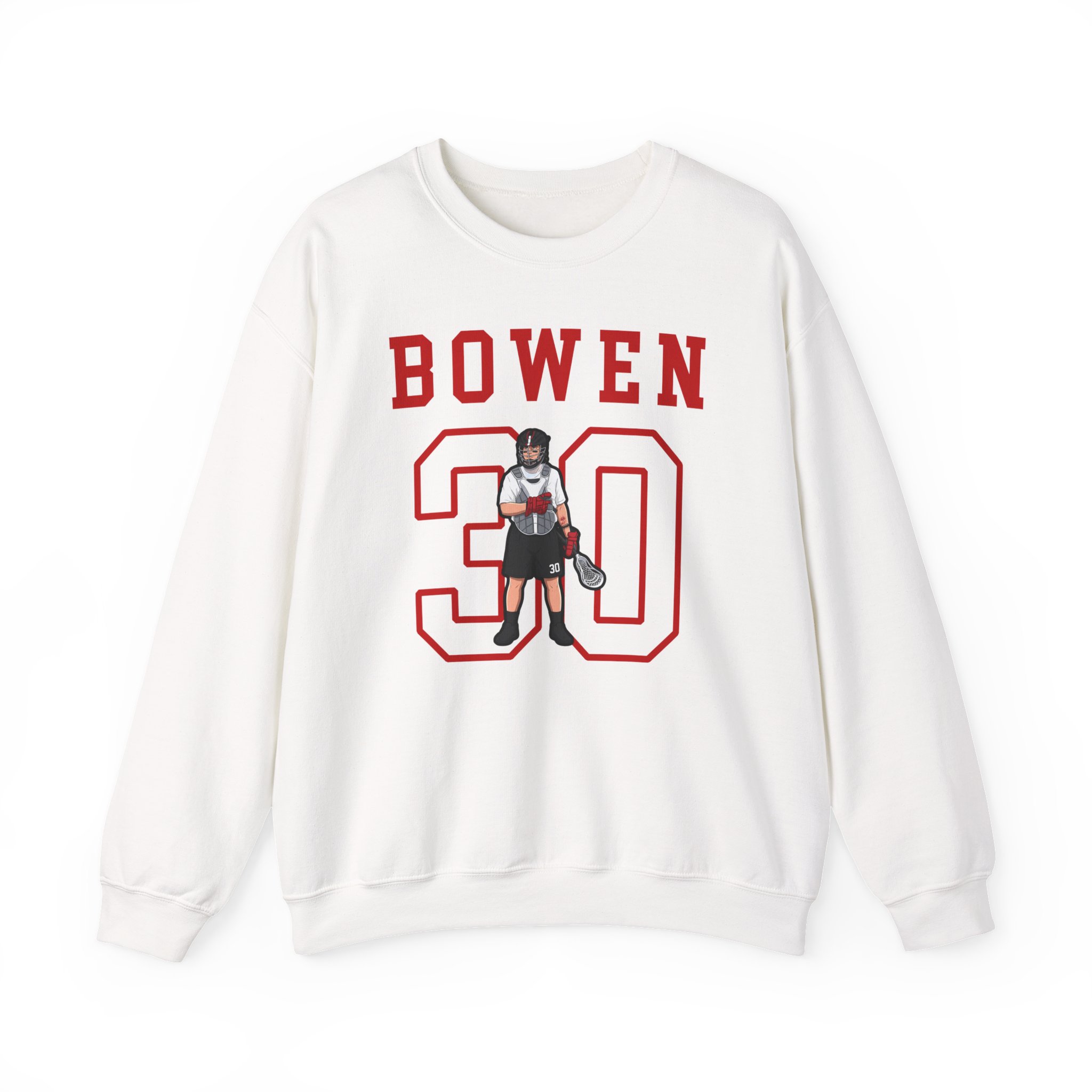 Crewneck Sweatshirt — character_shirsey in White
